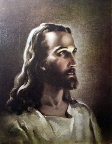 JESUSBILD världens mest spridda bild av Jesus har målats av sakralkonstnären Warner Sallman med rötter på Föglö.