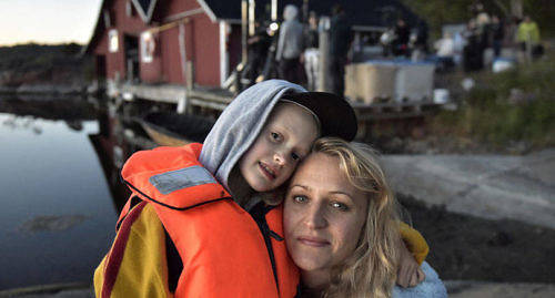 DUBBELDOTTER Esther Quigley är Maria Sundboms dotter både i verkligheten och som rollfigur i filmen.