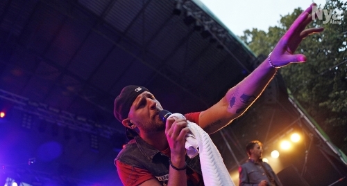 Jens Malmlöf på Rockoff-scenen 2013.