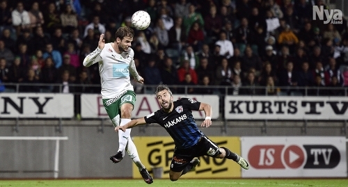 FÖRSTA BORTAMATCHEN I kväll spelar Aleksei Kangaskolkka (på bilden) och hans IFK Mariehamn mot Petros Kanakoudis (bilden) och hans FC Inter på Veritas stadion. För IFK:s del är första bortamatchen för ligasäsongen 2017.