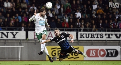 FÖRSTA BORTAMATCHEN I kväll spelar Aleksei Kangaskolkka (på bilden) och hans IFK Mariehamn mot Petros Kanakoudis (bilden) och hans FC Inter på Veritas stadion. För IFK:s del är första bortamatchen för ligasäsongen 2017.
