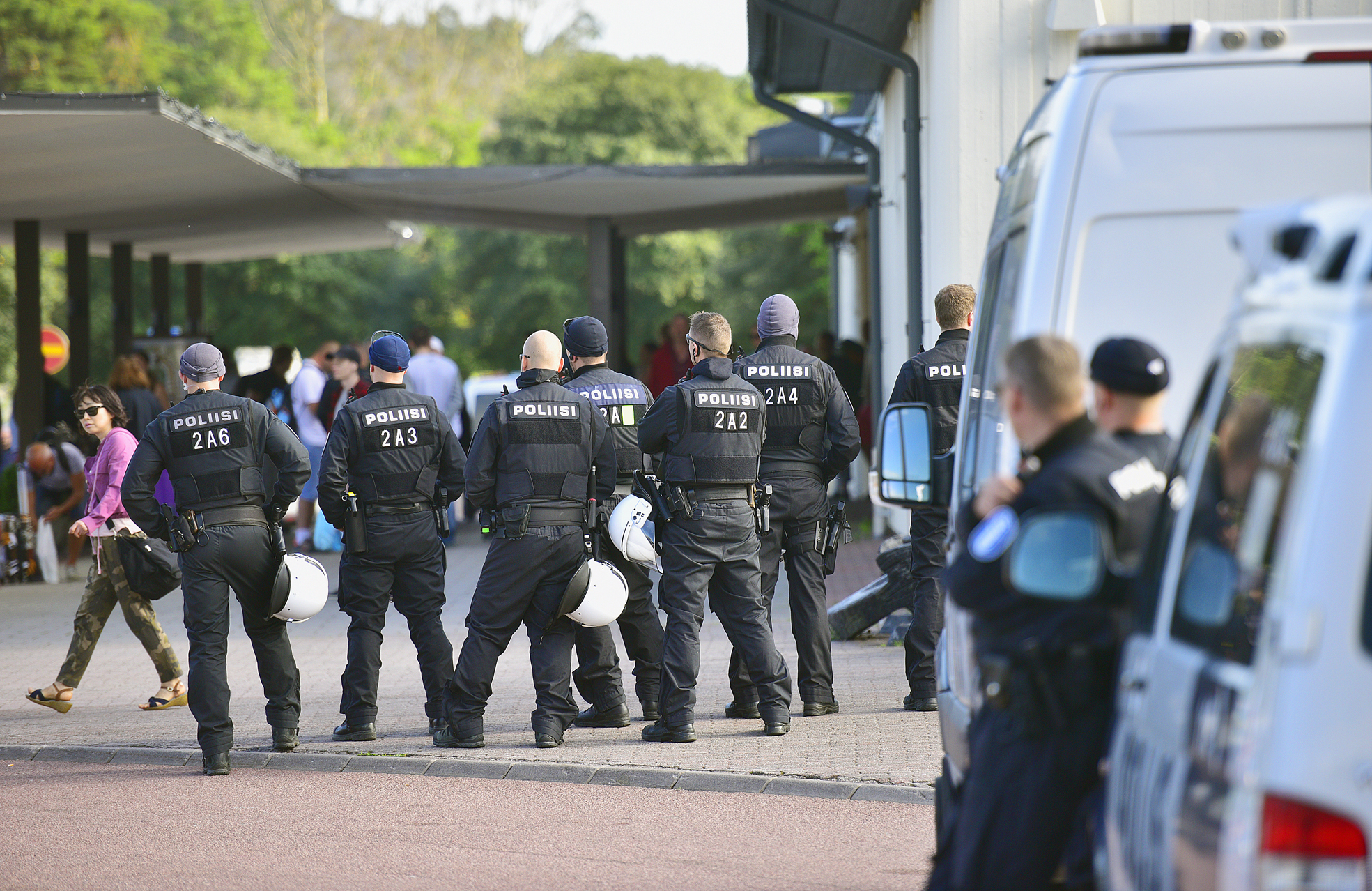 Fler supportrar än väntat i Mariehamn