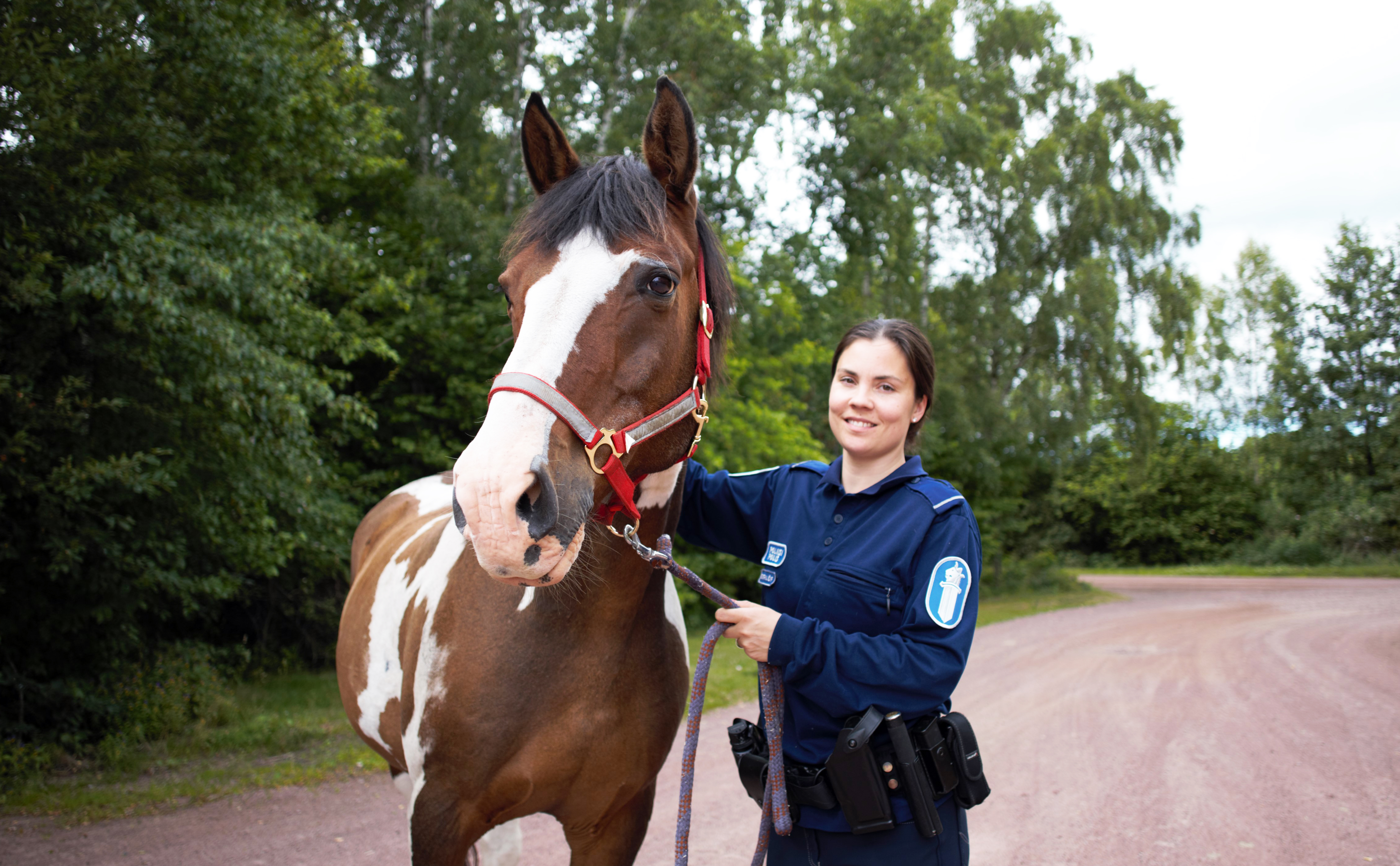 Sleipner-hästar får polisuppdrag