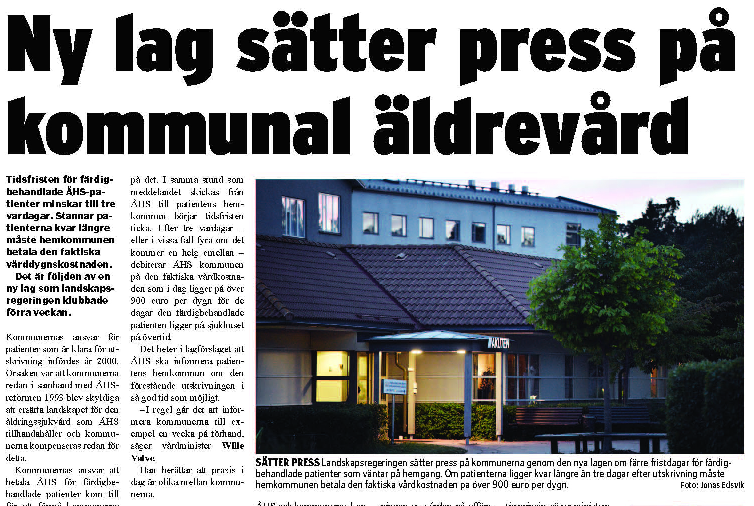 Ny vårdlag väcker oro