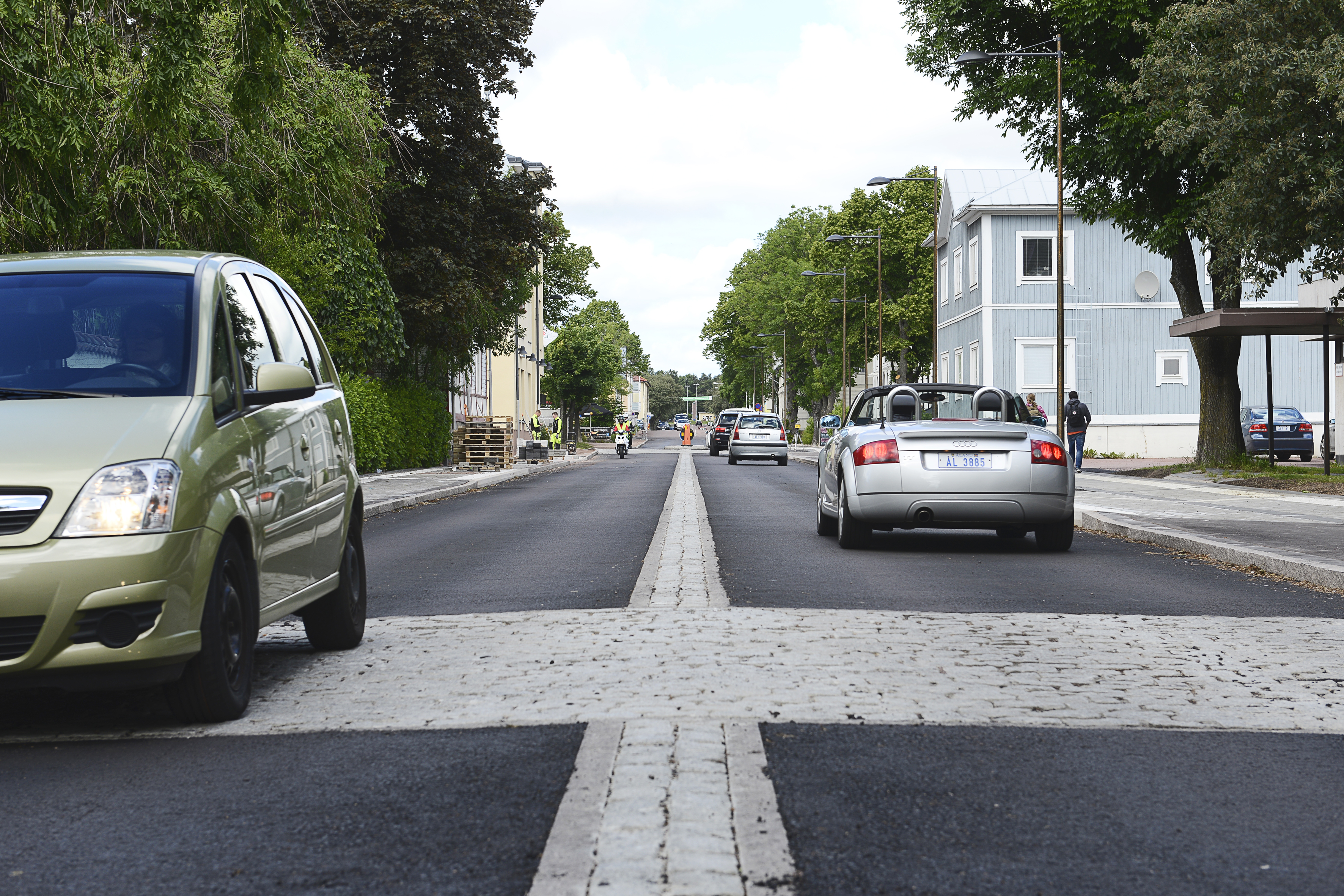 Inga dräneringsrör under Ålandsvägen