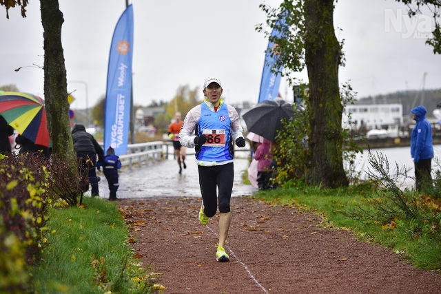 Fritjof sprang hem Åland Maraton