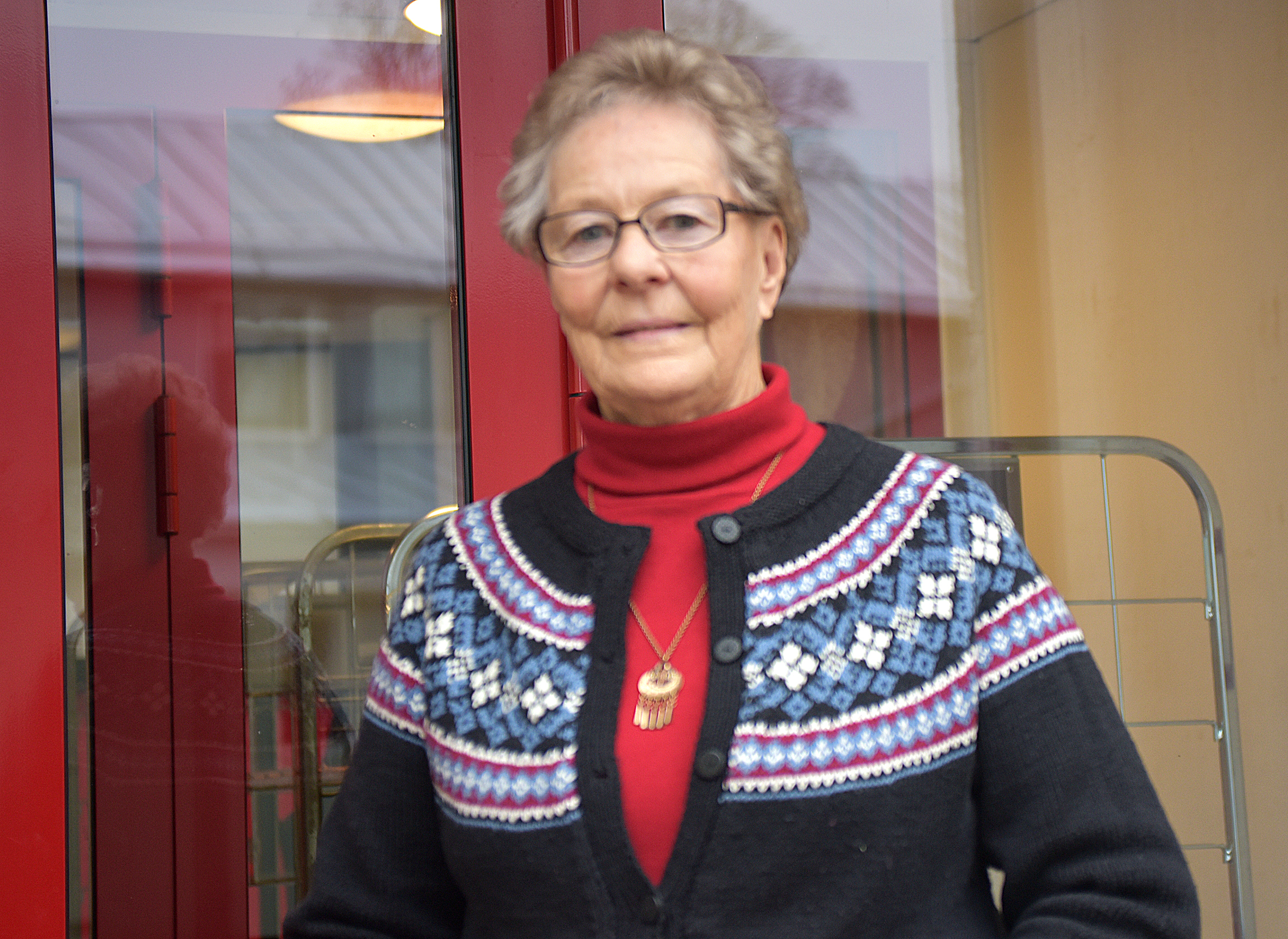 ”Jag var ute och tittade på ljus”
