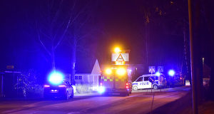 Singeolycka på Östernäsvägen