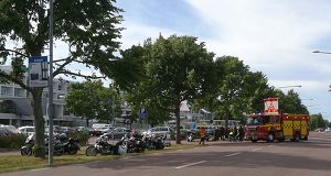 Motorcyklist i singelolycka