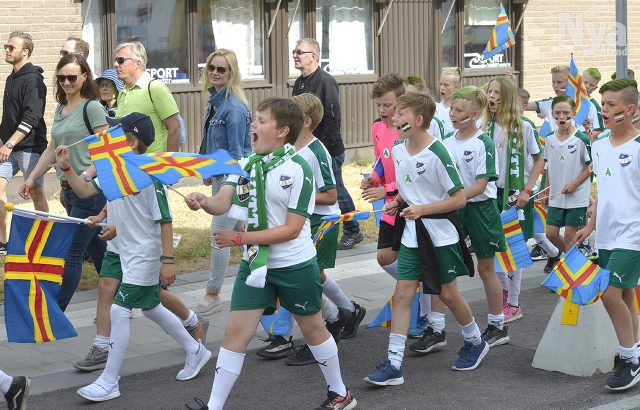 Alandia Cup invigningståg