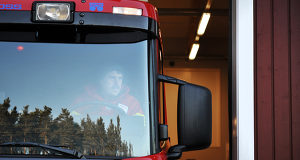 Spisaska antände mark