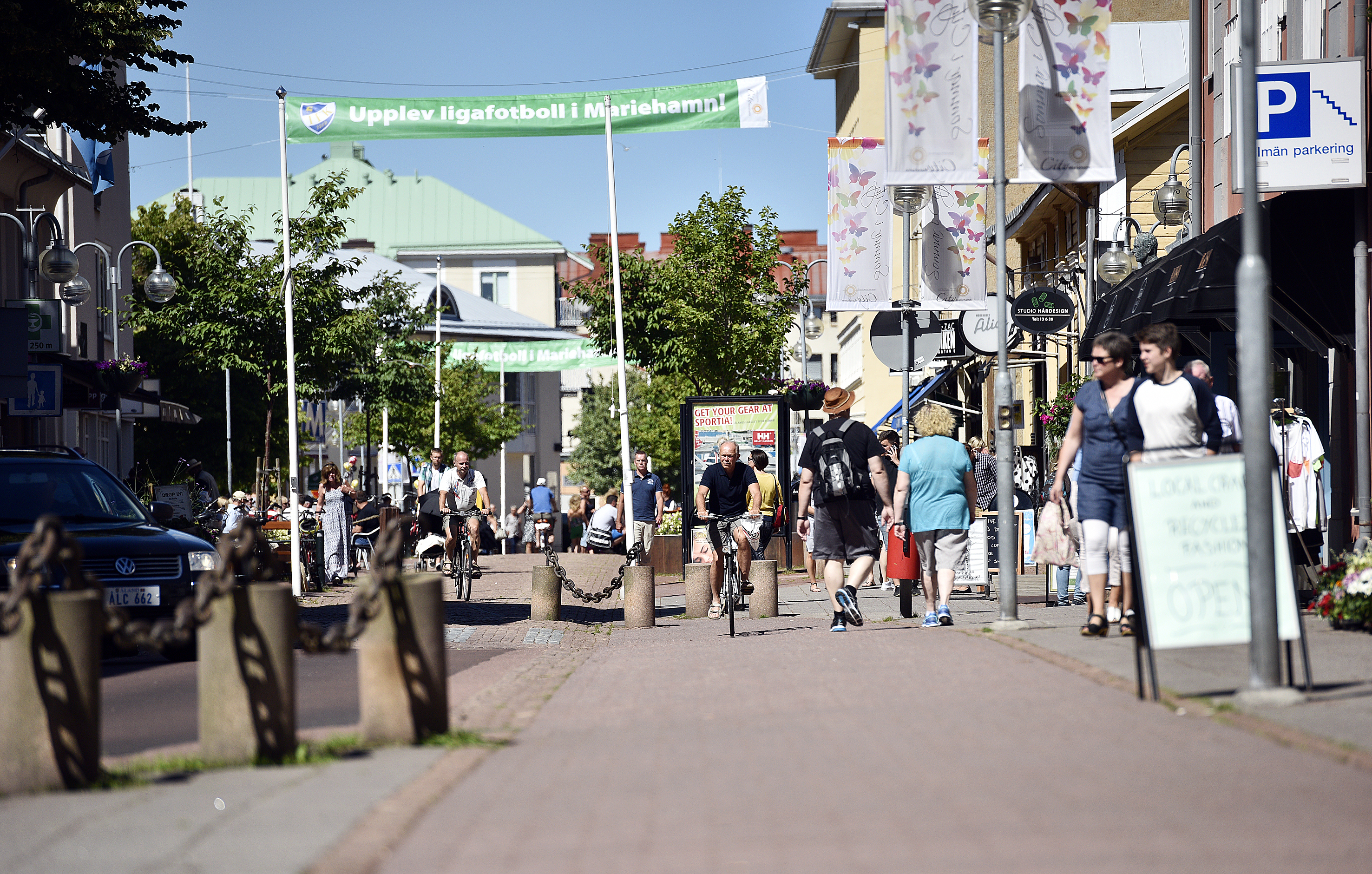 Inte rökfritt på gågatan