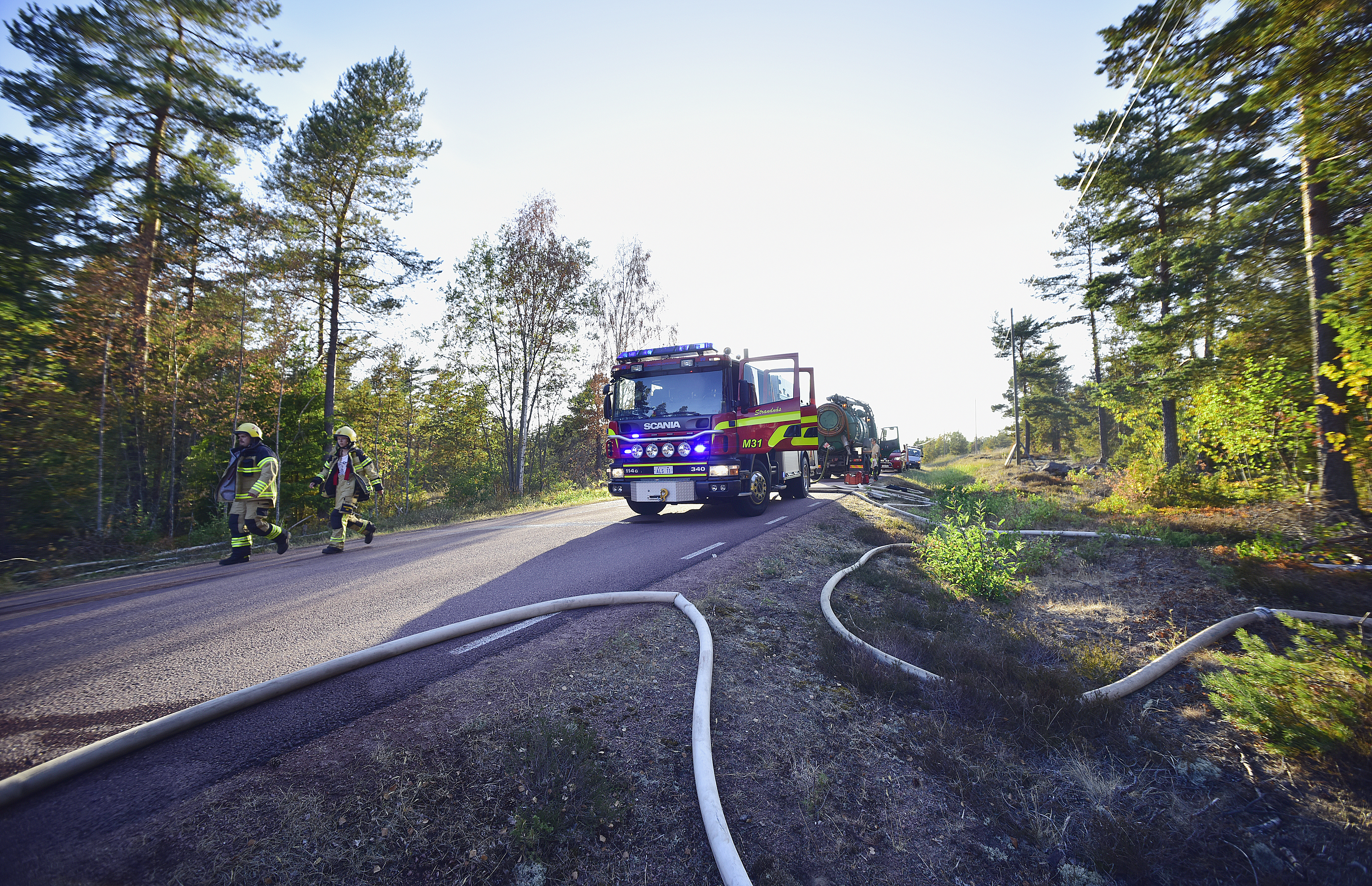 Markbrand i Saltvik släckt