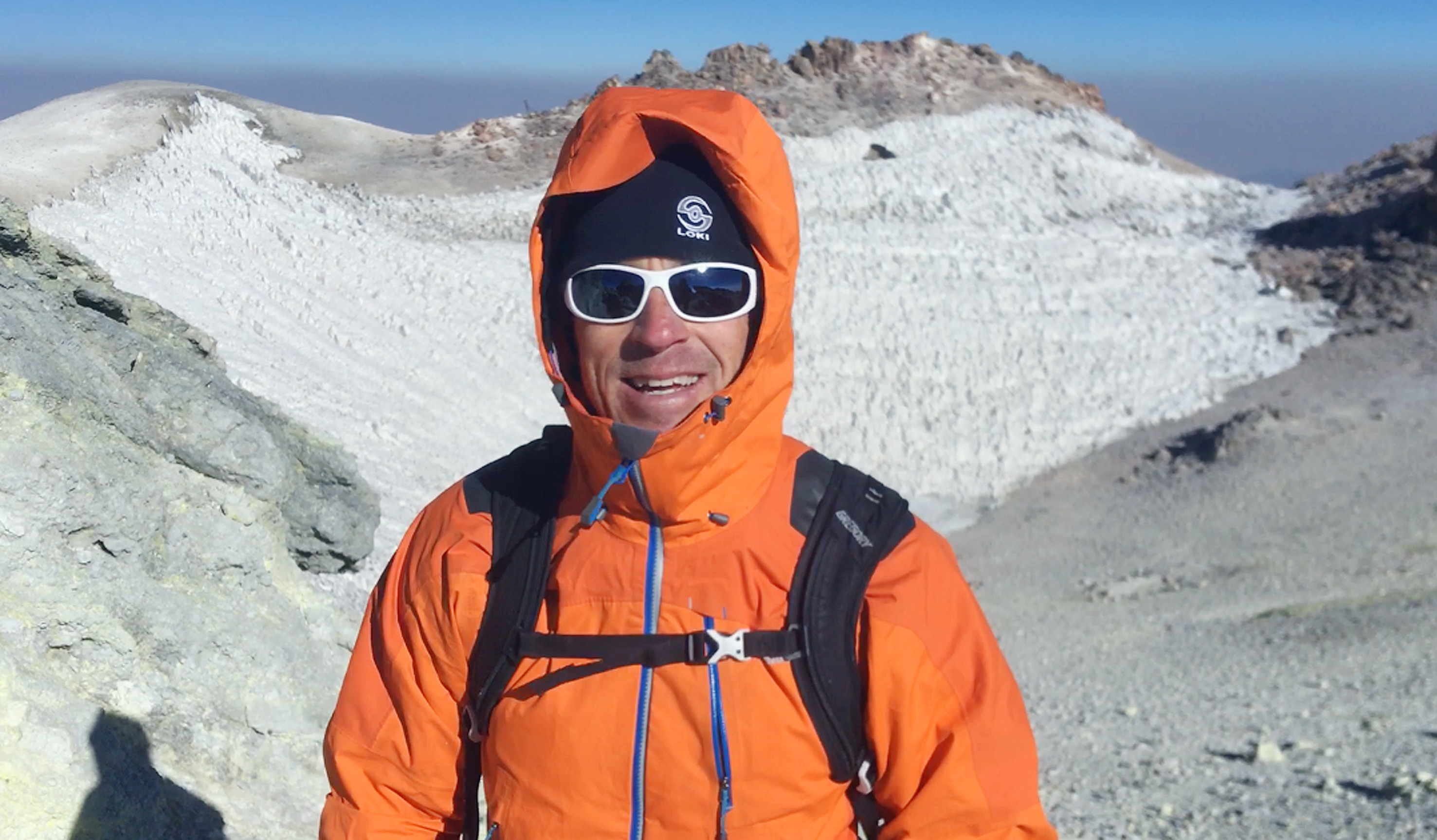 Mikael besteg den första vulkanen