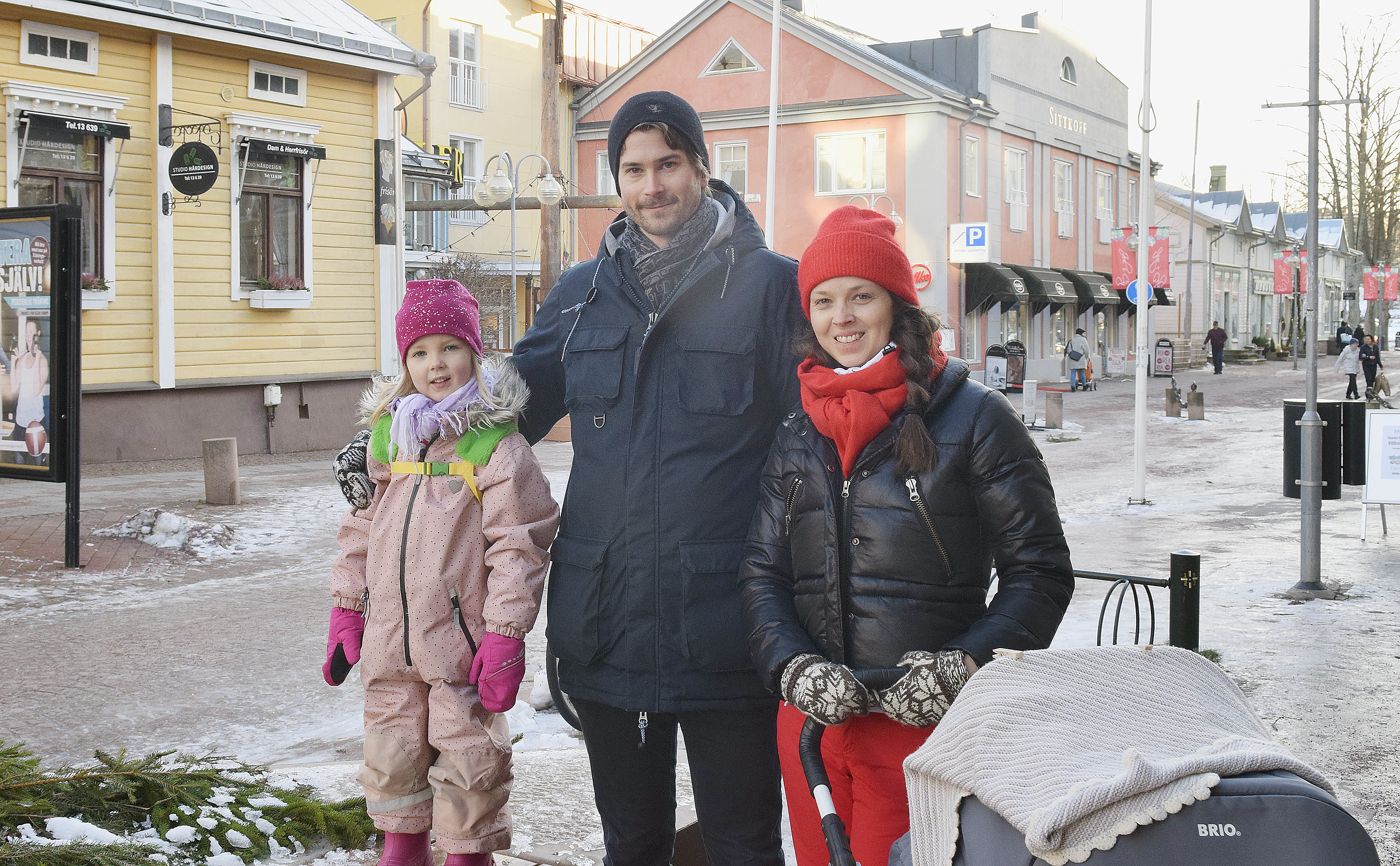 ”Vi är glada att allt finns i centrum”