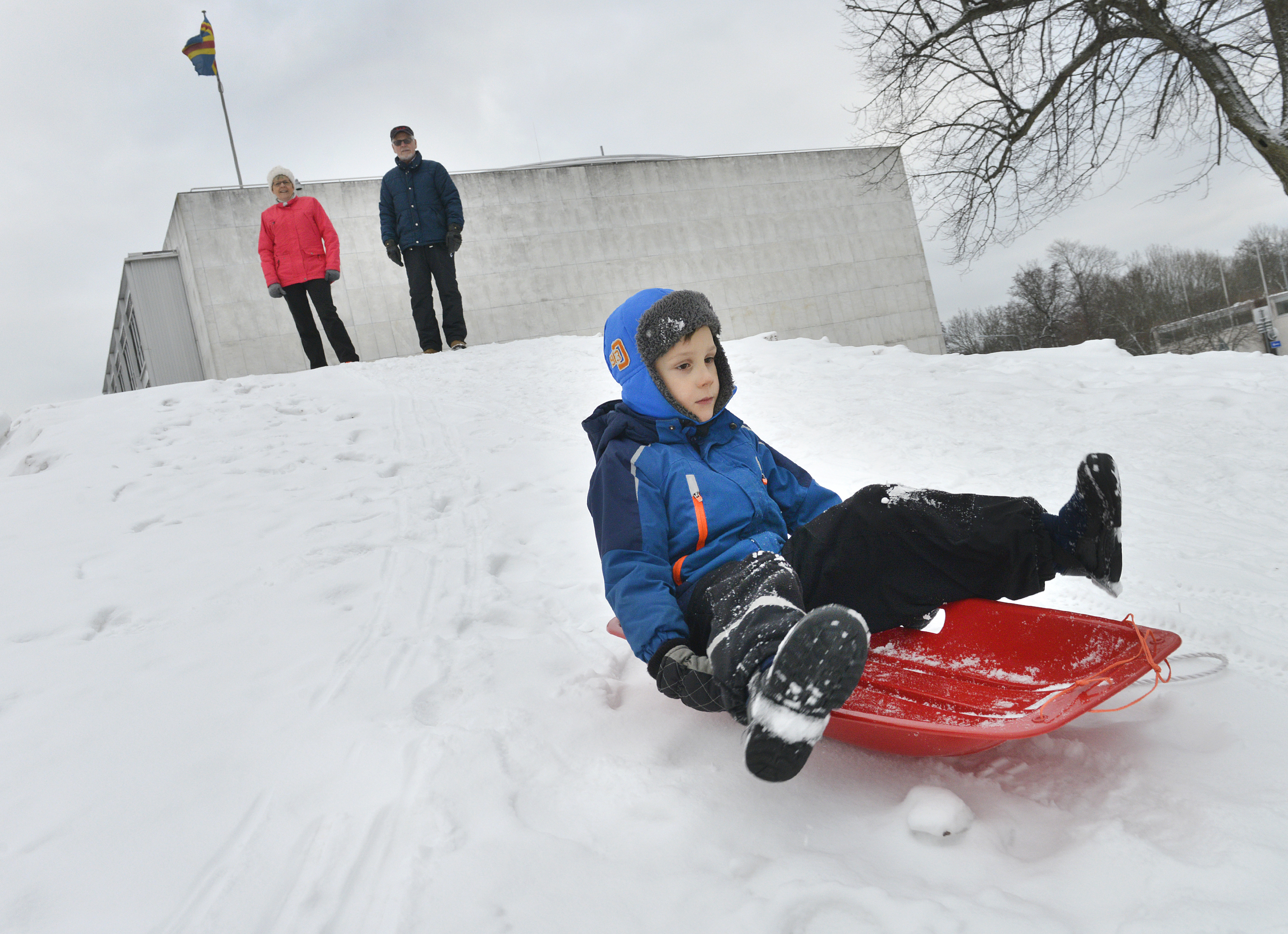 ”Det går snabbt med pulka”