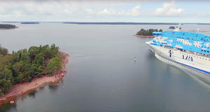 Misstänkt våldtäkt på färja