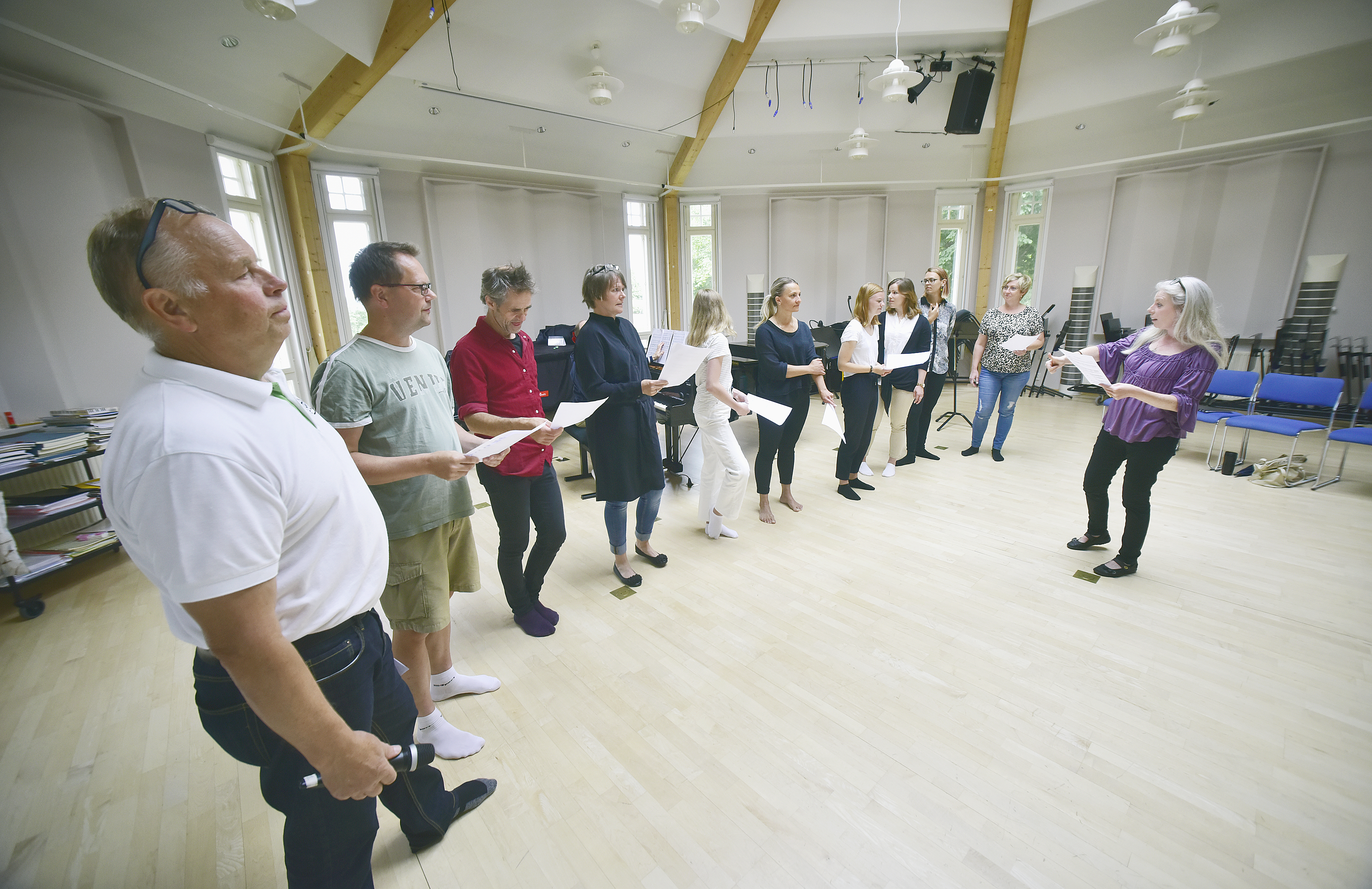 Soloframträdanden och gemenskap på musikinstitutet