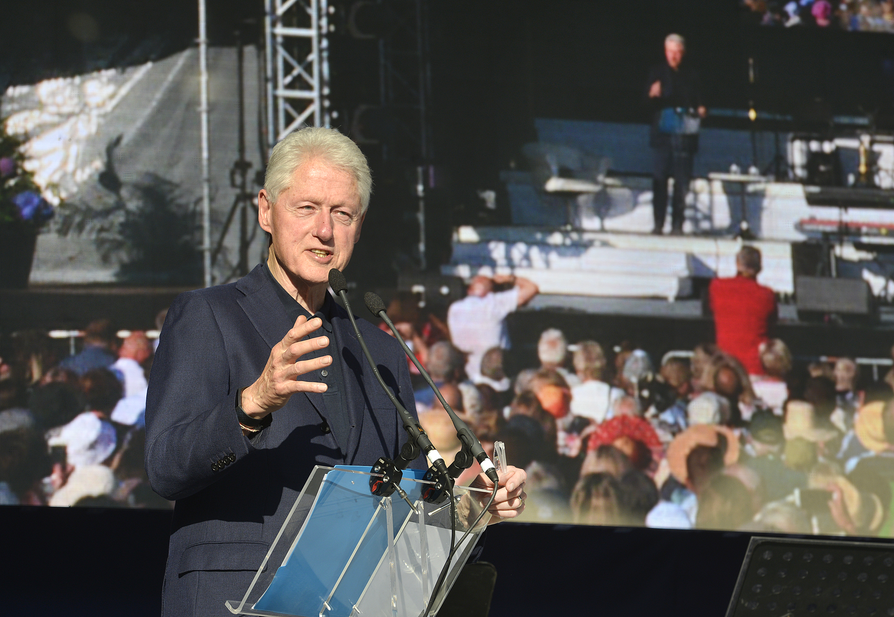 Clinton på Wiklöfs konsert
