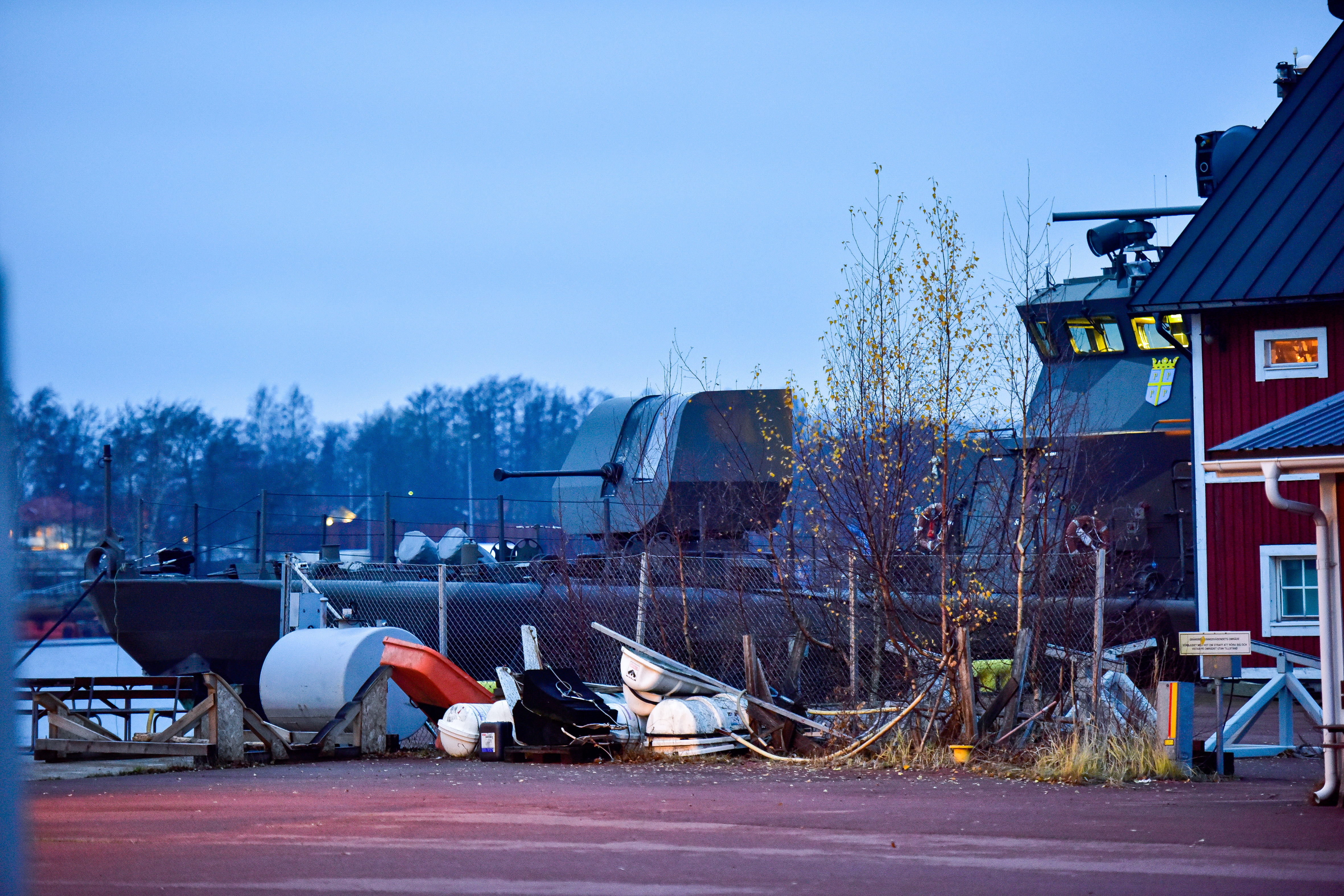 Militärfartyg på Ålandsbesök