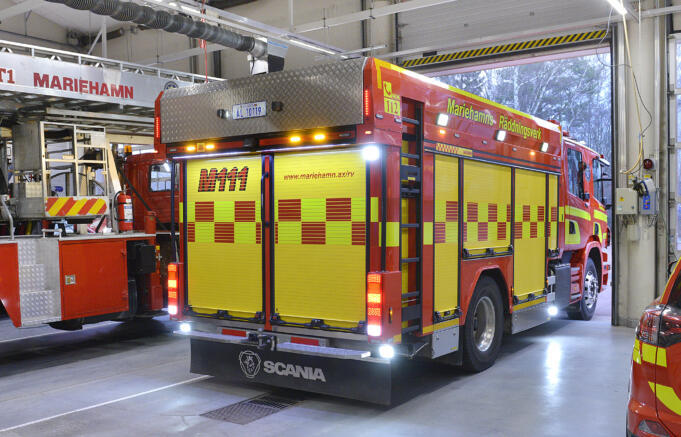 Liten markbrand i Jomala