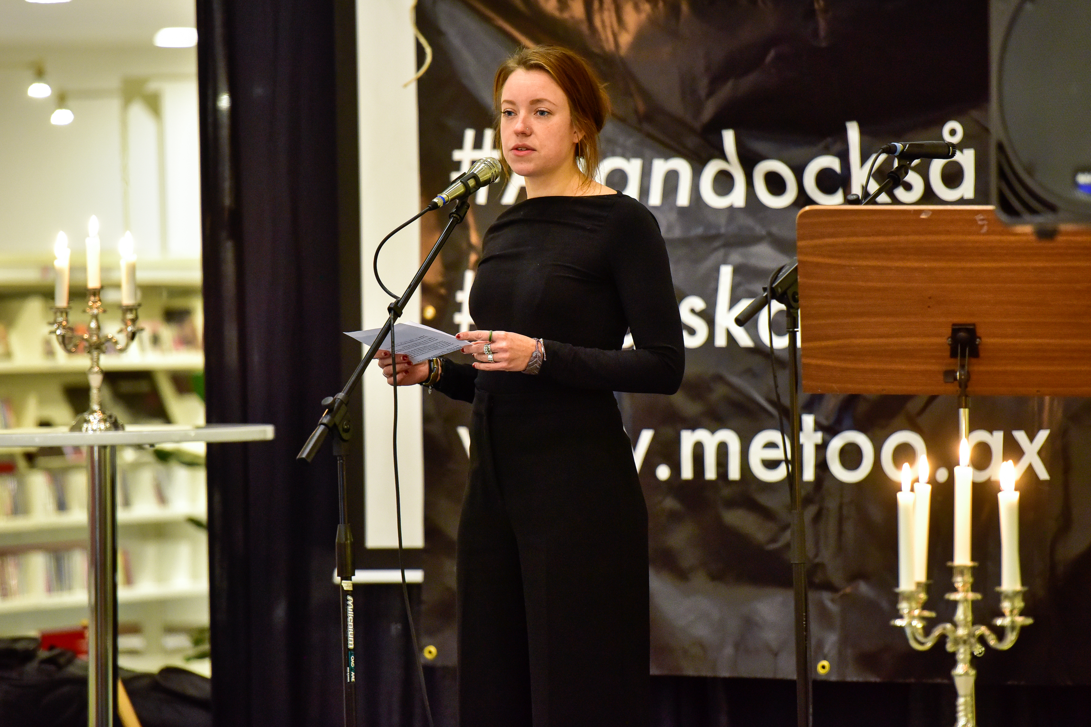 Metoo-kväll använde kultur som budbärare