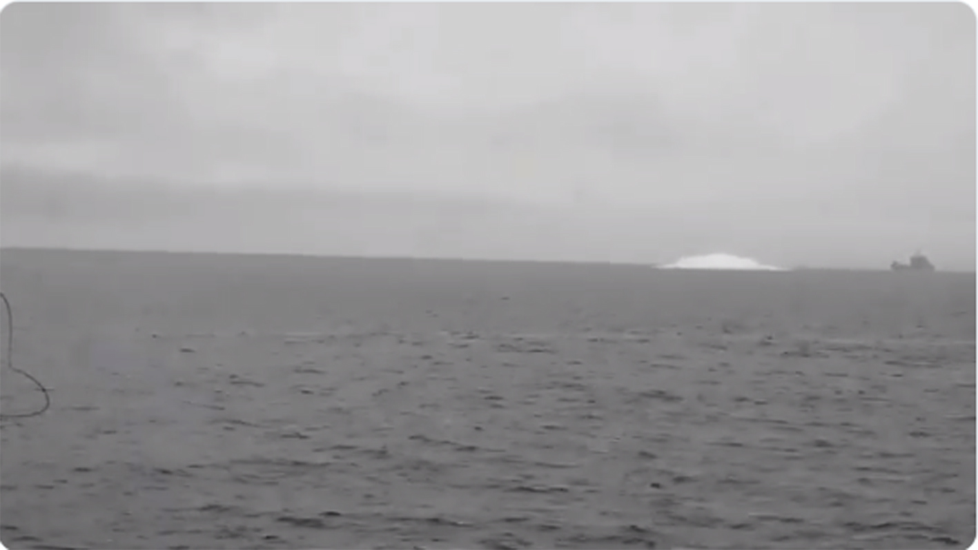 Sjöbevakningen filmade minsprängning