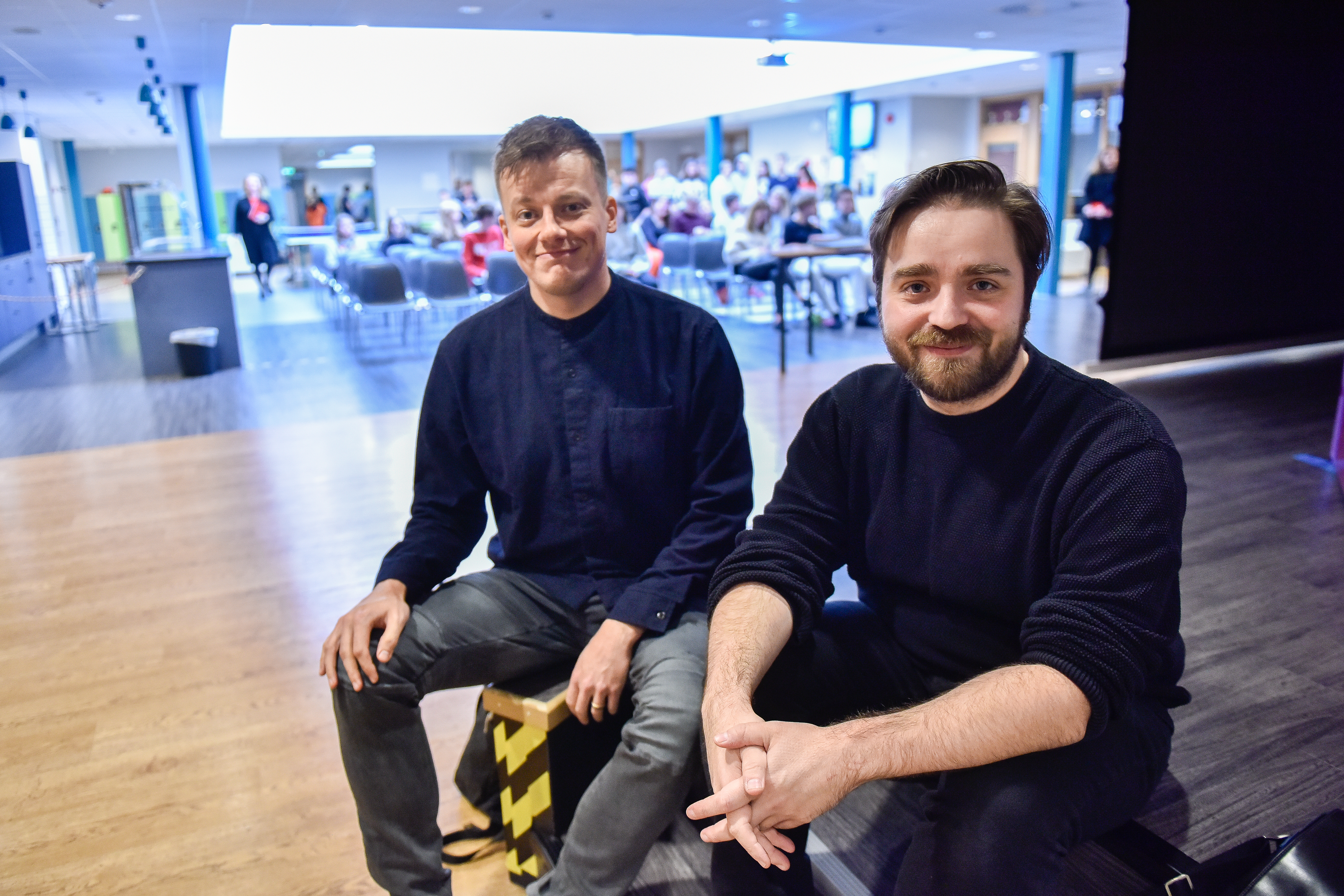 Ted & Kaj inspirerar elever till skrivande