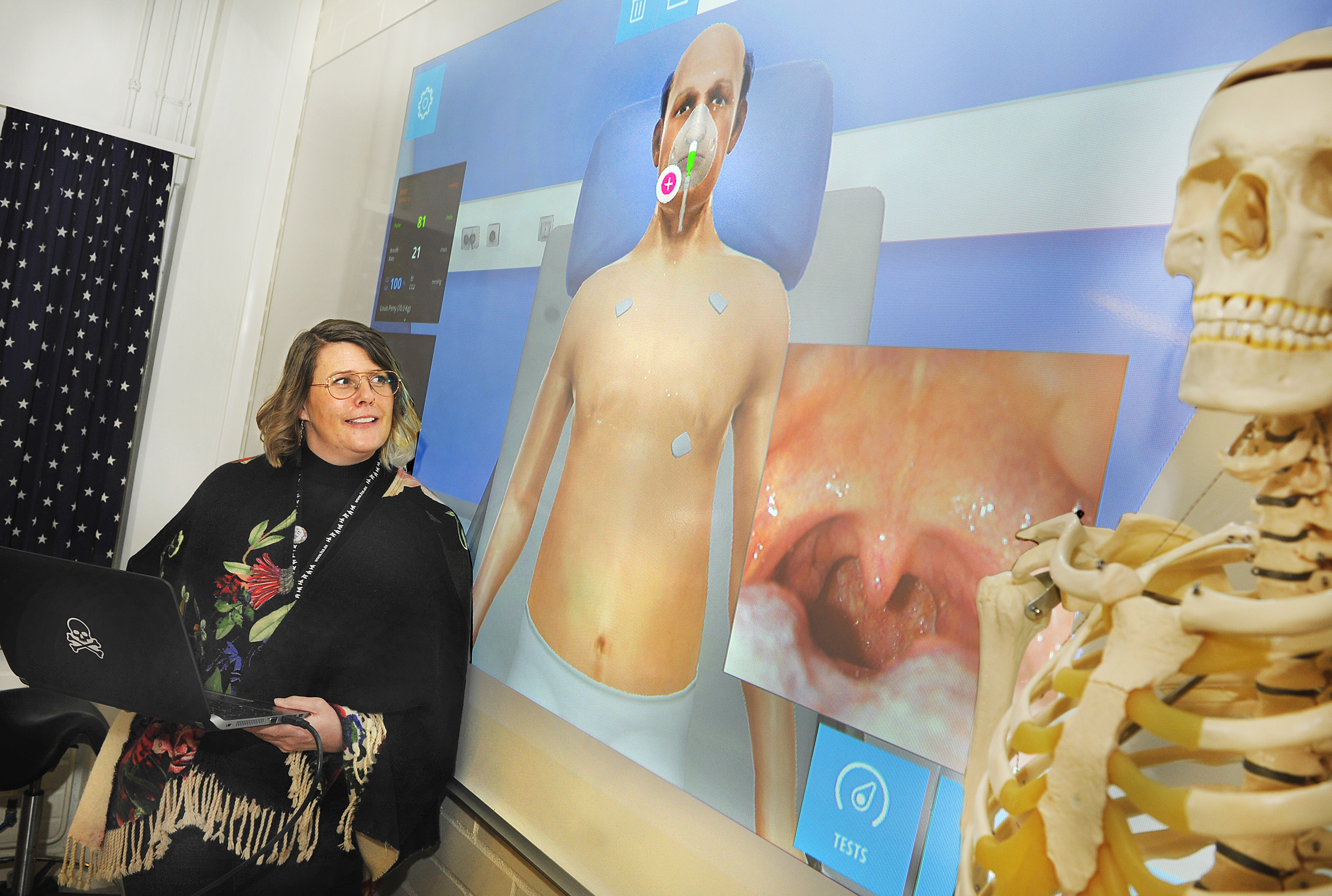 Först i Finland med simulator