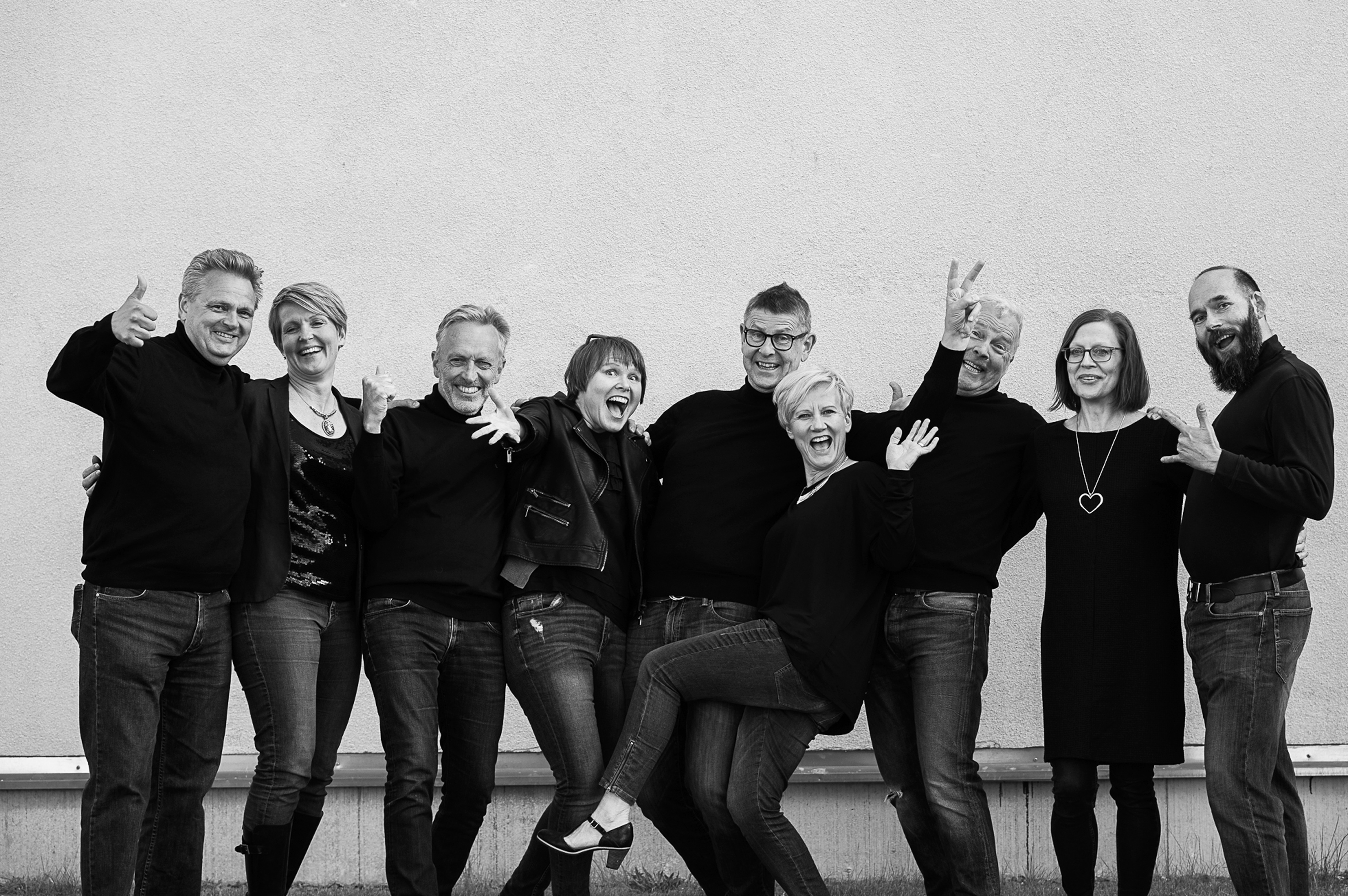 A capella med Close Enough på skottdagen