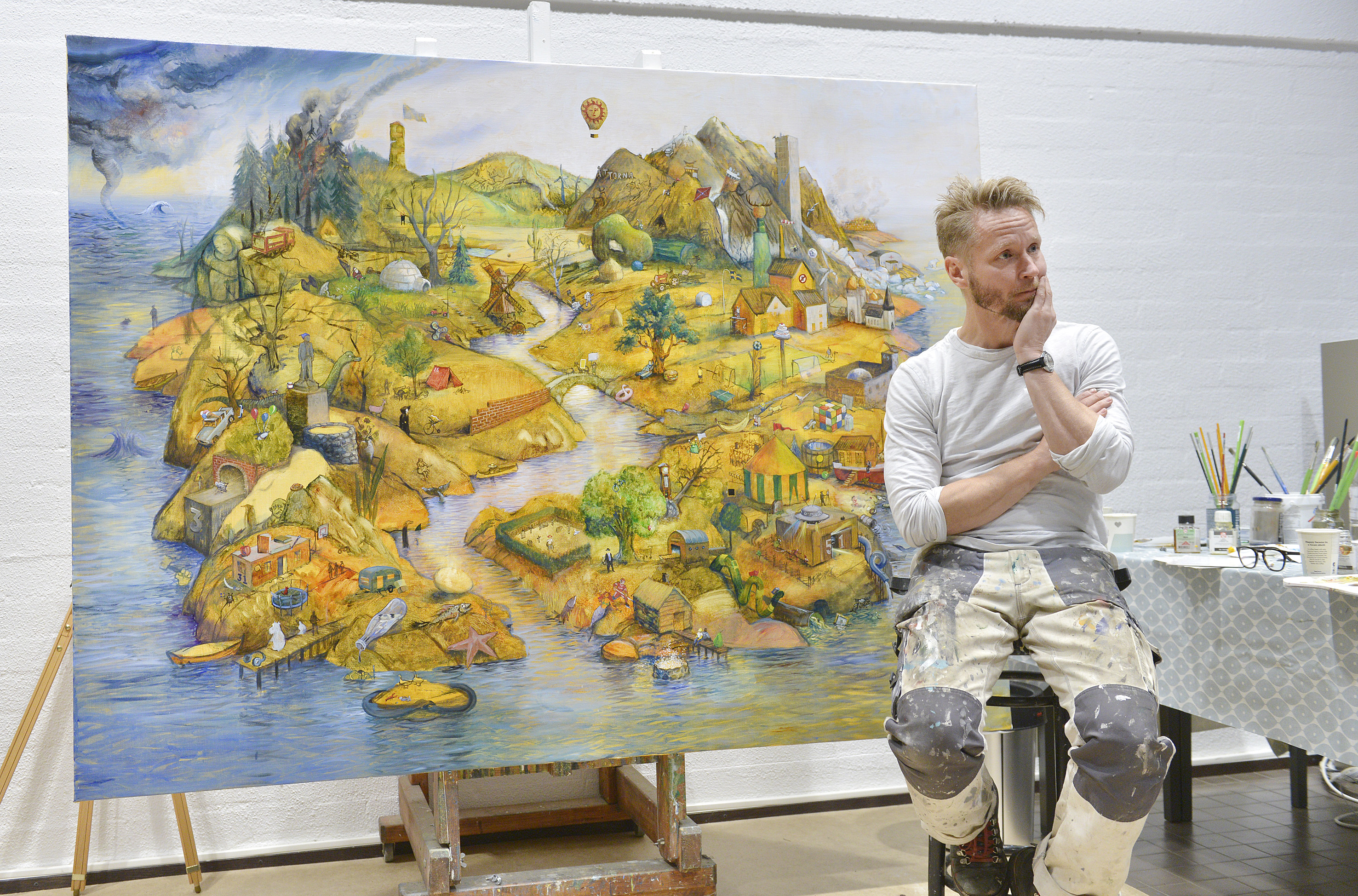 Livemålning med Wilén och digitala utställningar