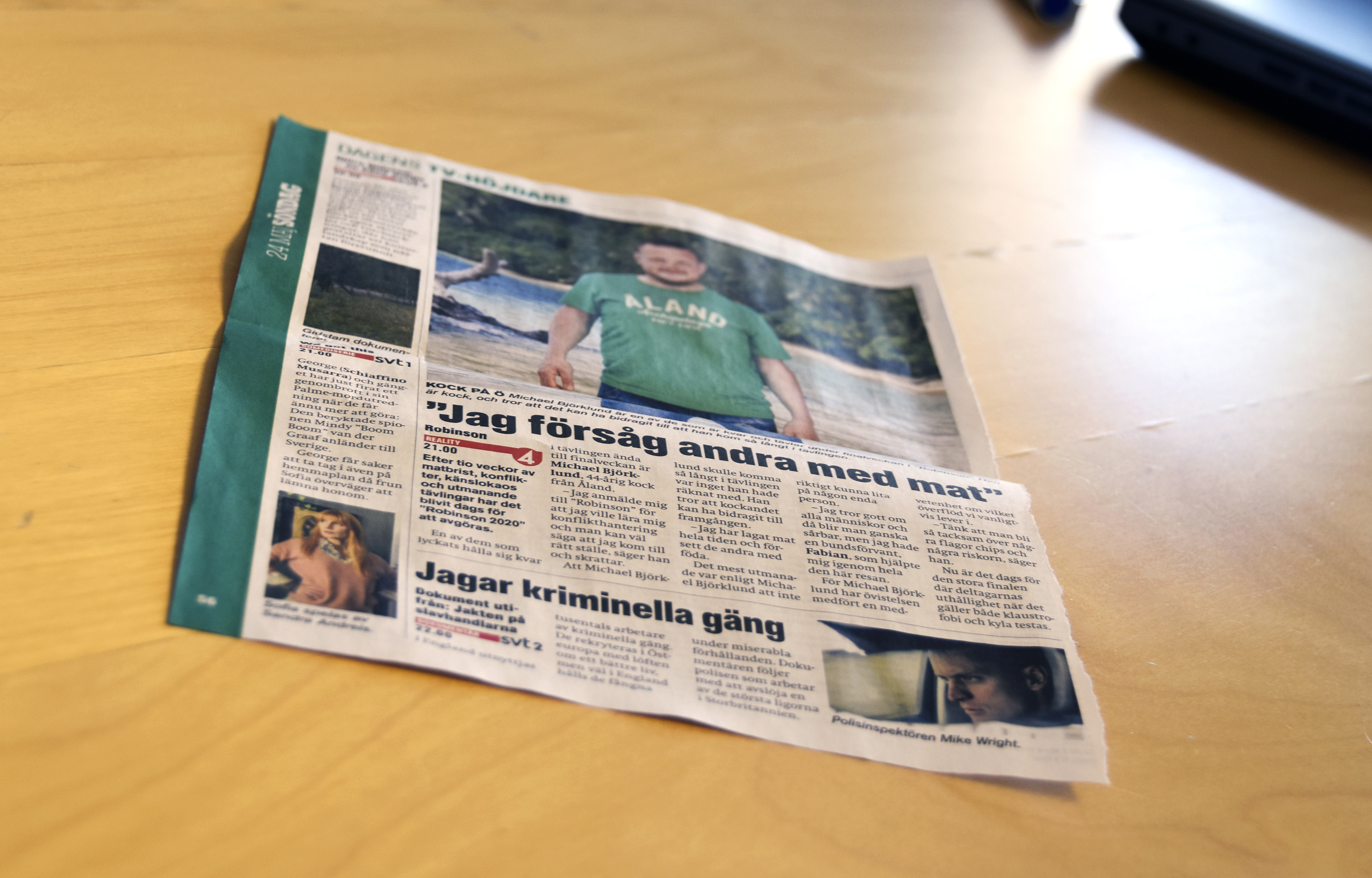 Micke om Robinson-finalen