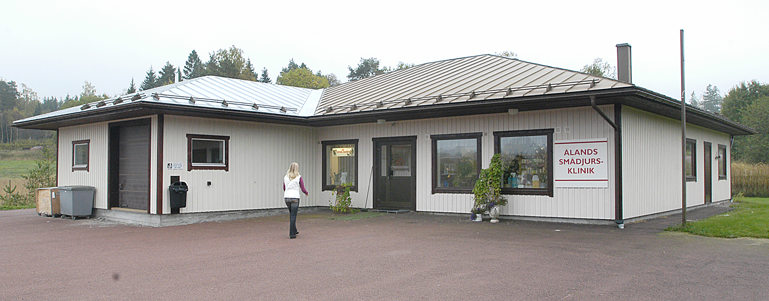 Inbrott i Ålands smådjursklinik i natt