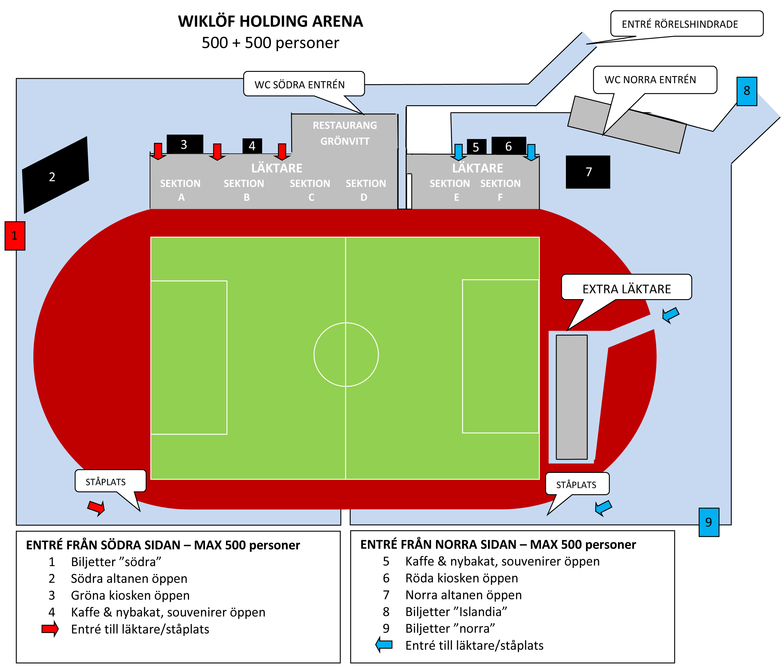 Ny läktare klar inför IFK:s hemmapremiär