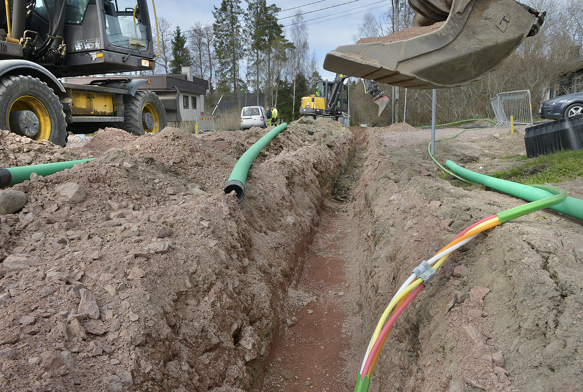Kabelskada slog ut internet i flera kommuner