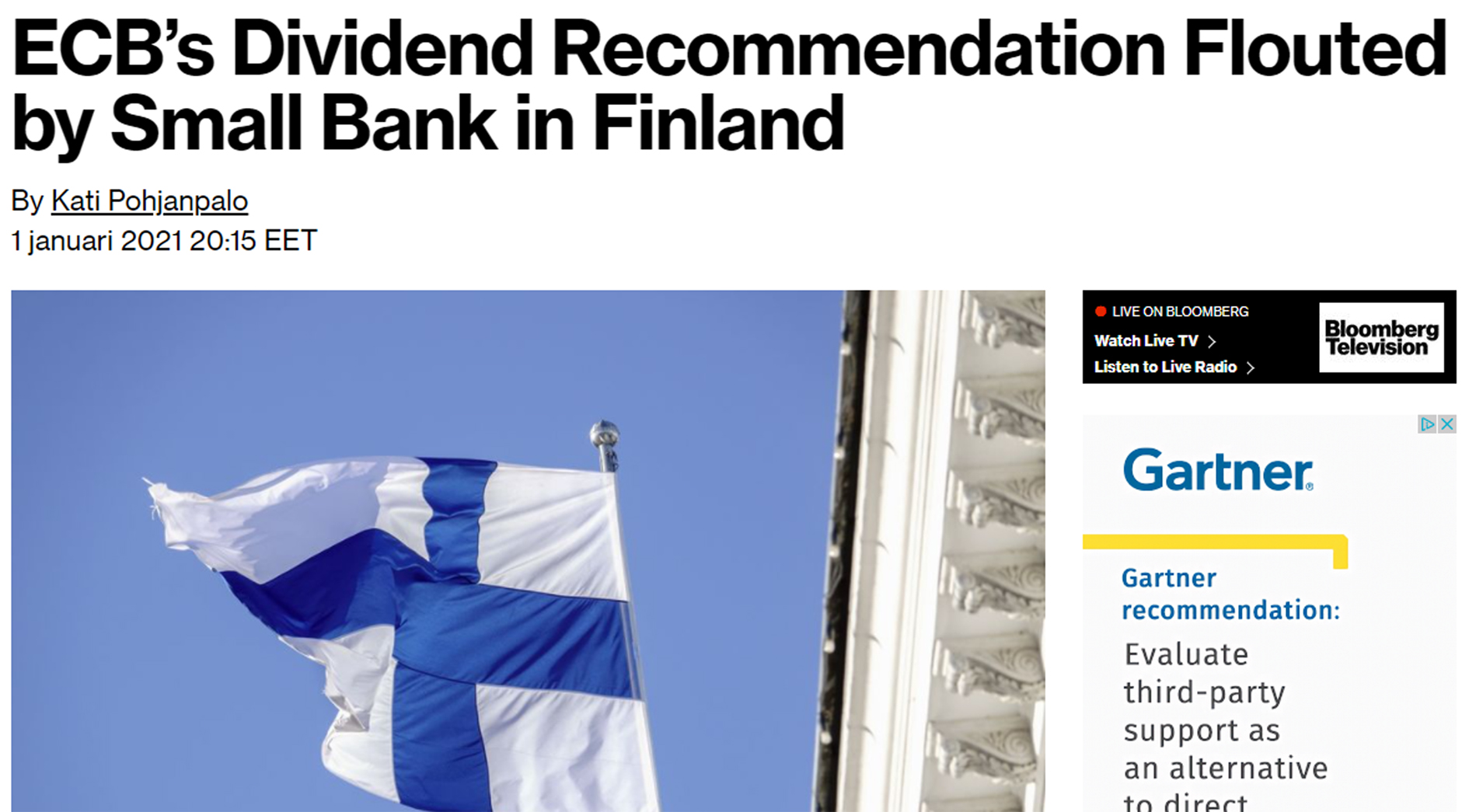 Mediajätte om ÅAB:s dividendbeslut