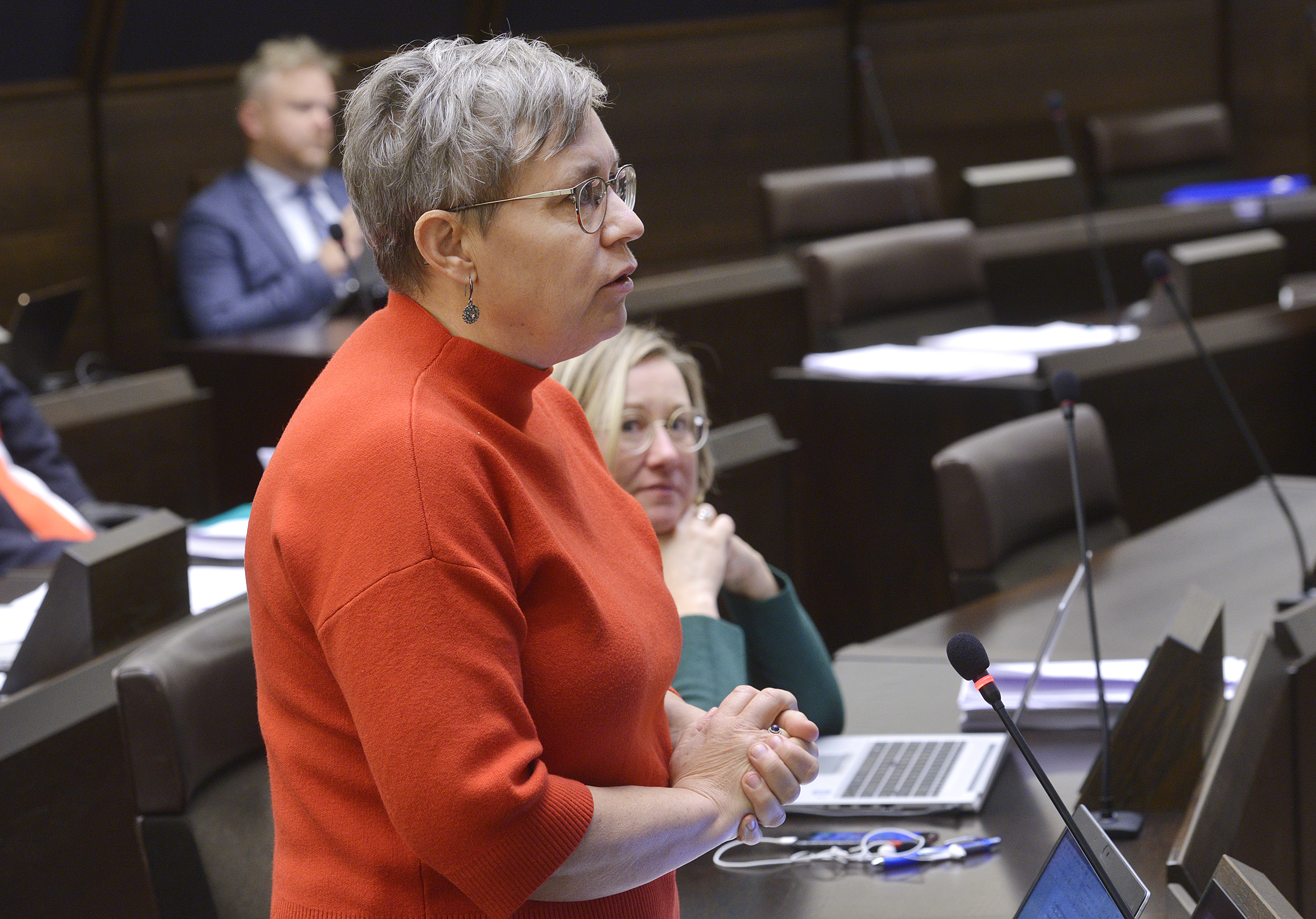 Journalistfrågor i lagtinget