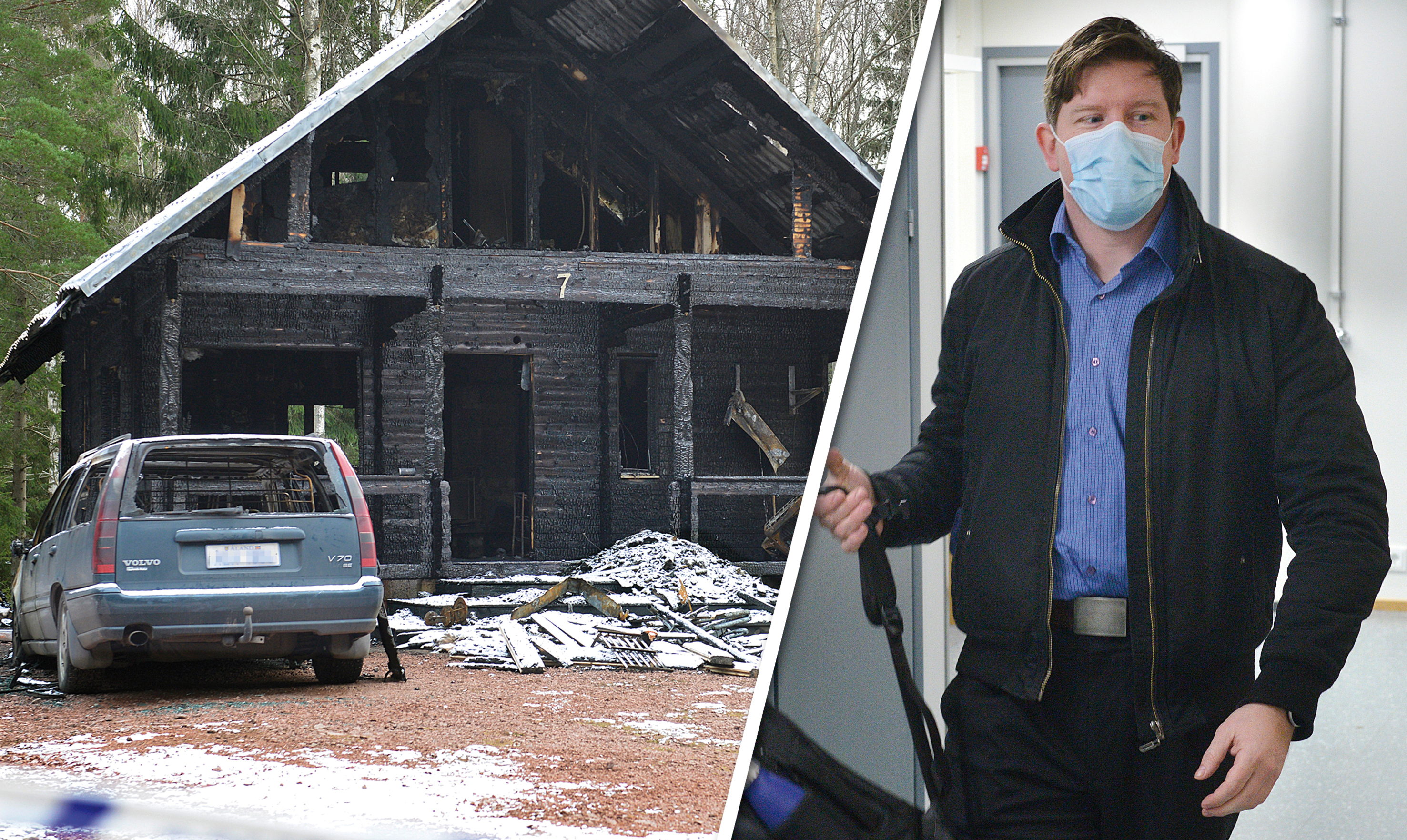 Dödsbranden i Eckerö: Husrannsakan gjorts