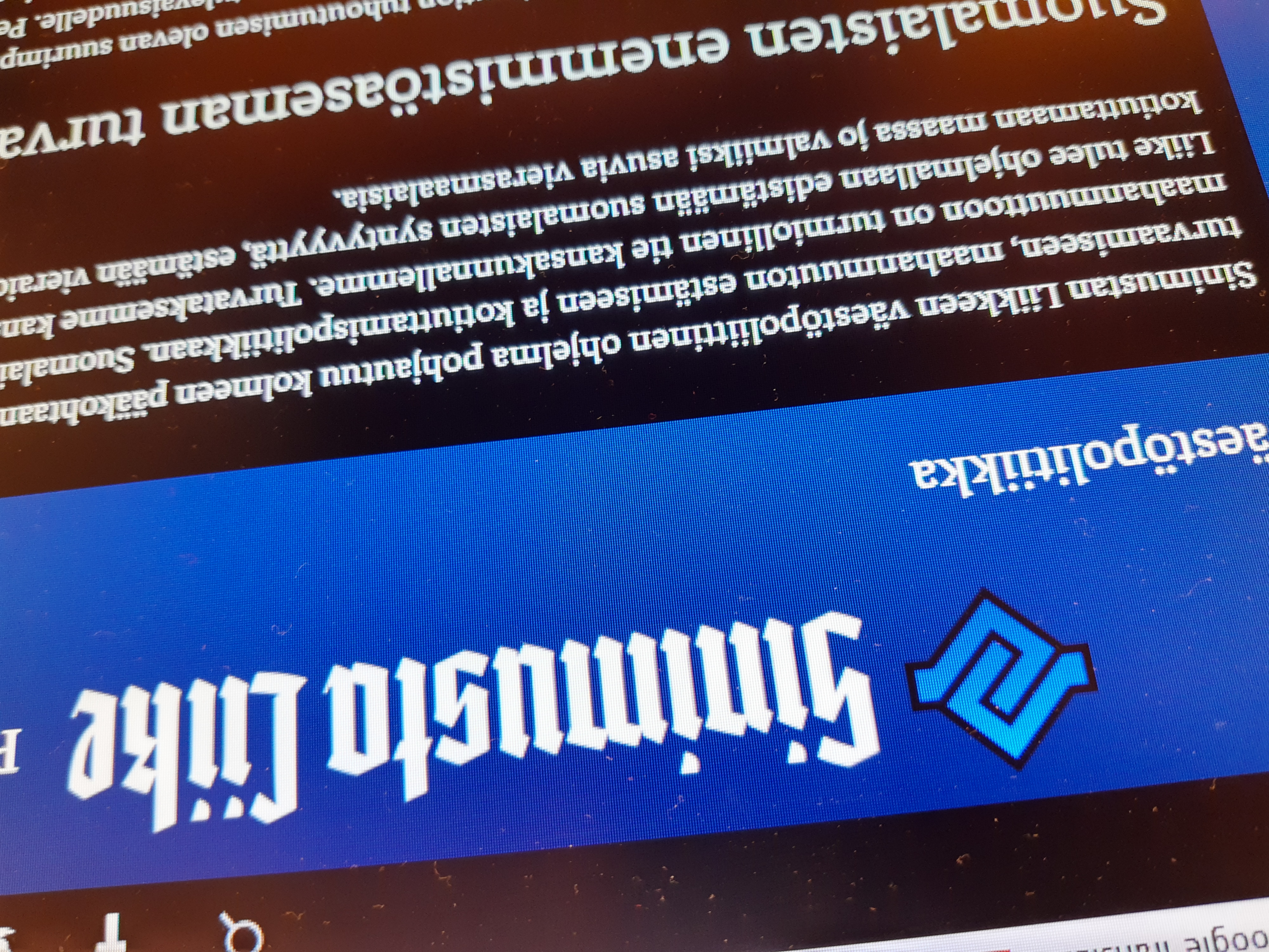 Ny finsk politisk rörelse till attack mot Åland