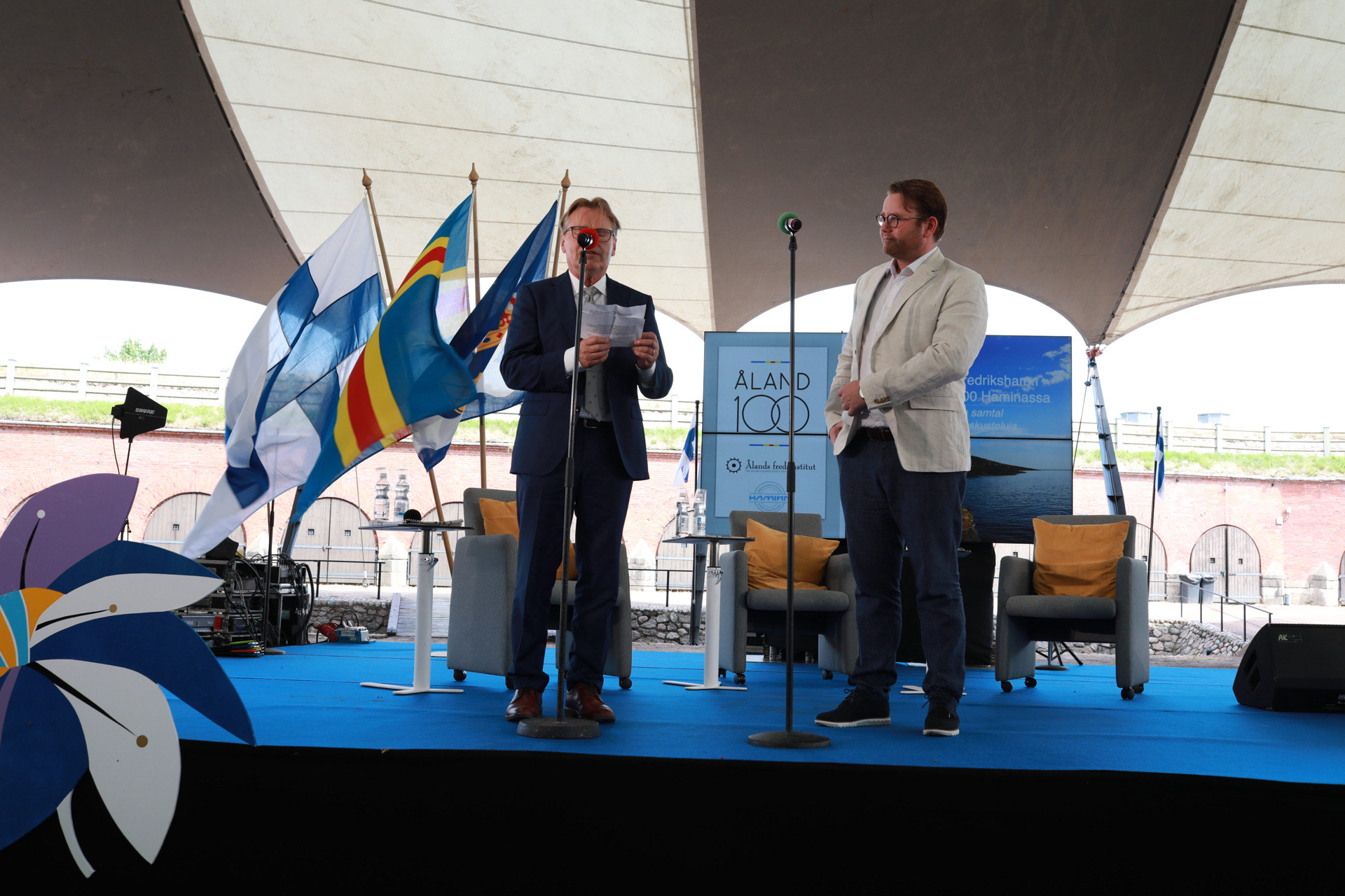 Fredrikshamn ordnade en festdag för att fira Åland 100