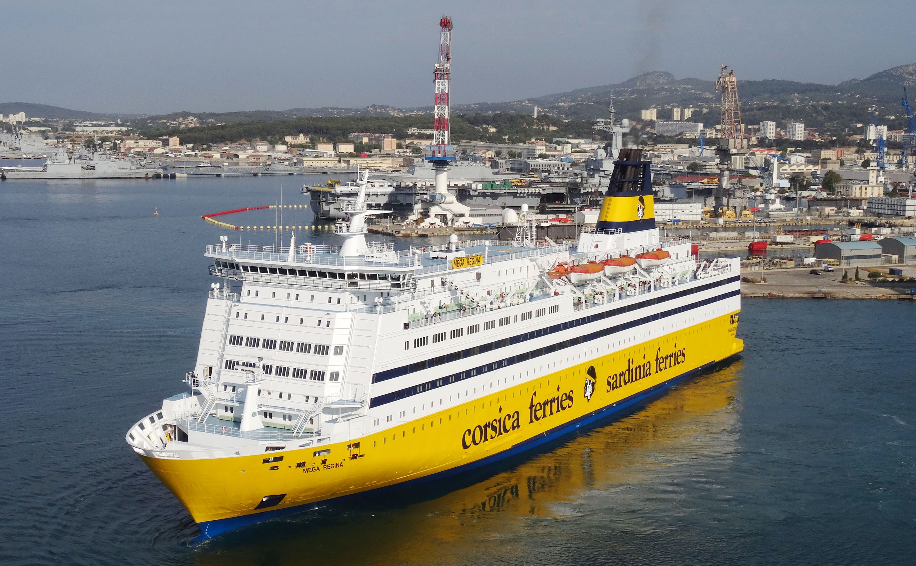 Gula Mariella har börjat trafikera på Medelhavet