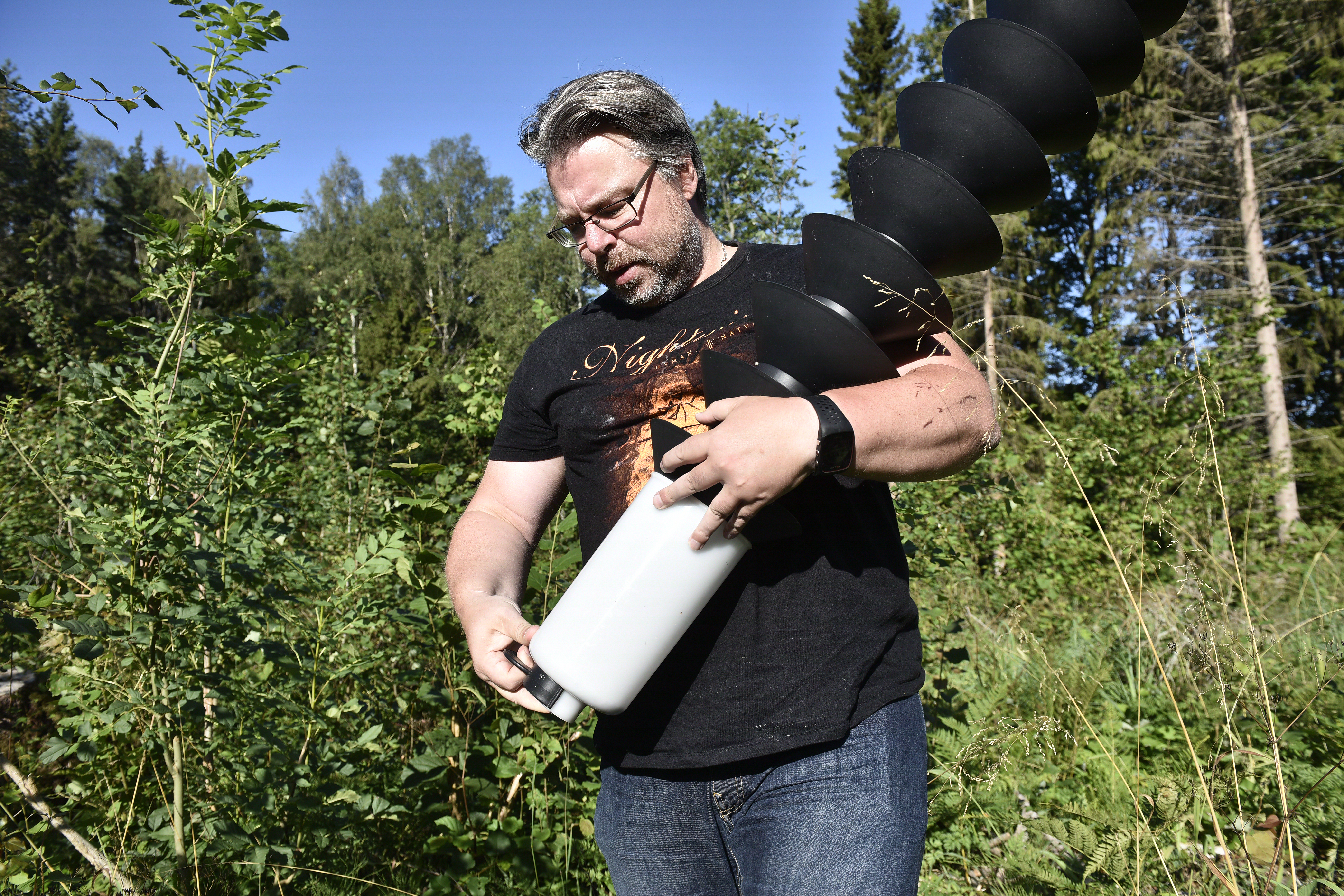 Han håller koll på borrarna