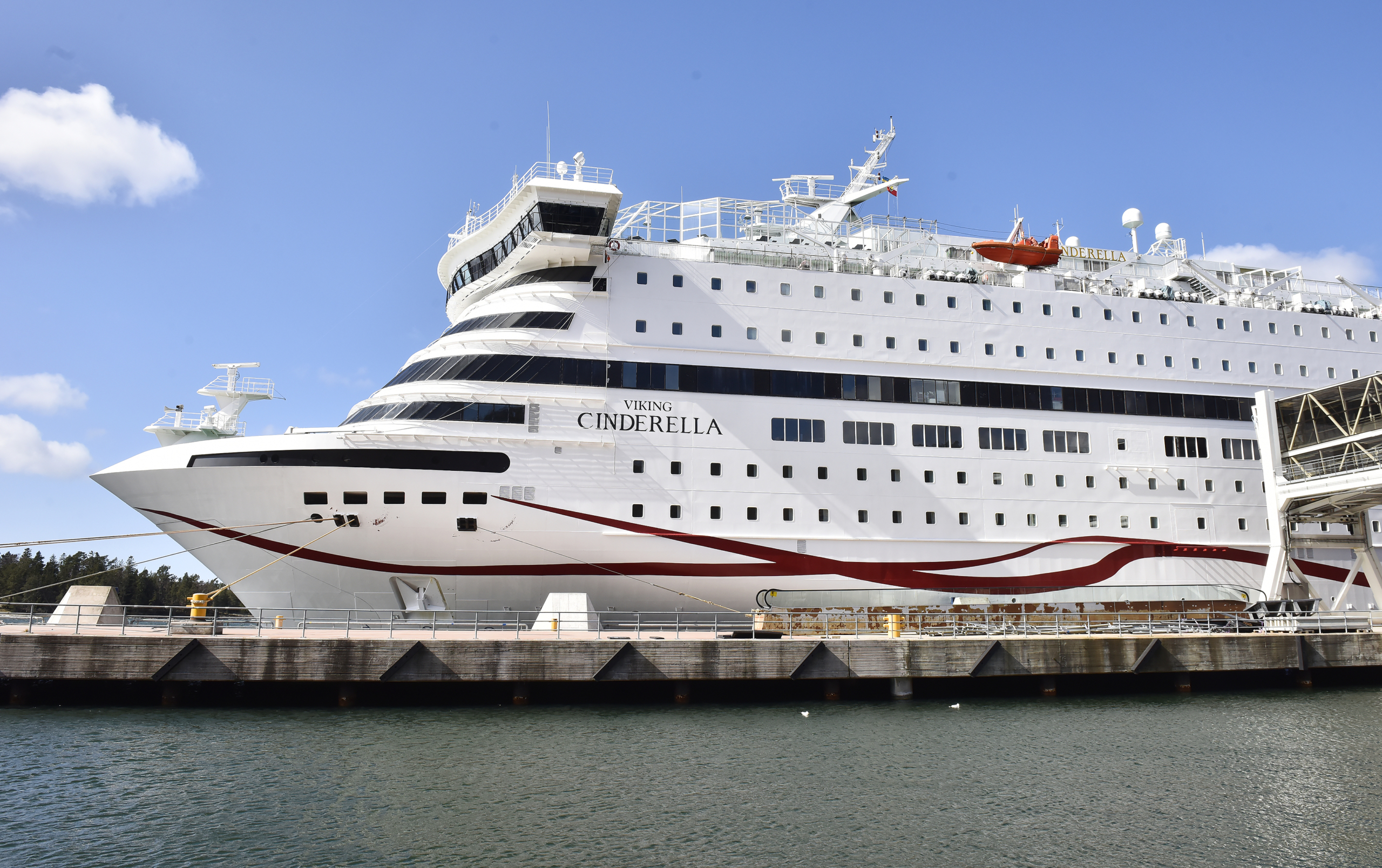 Cinderella kom med 540 kryssningsresenärer