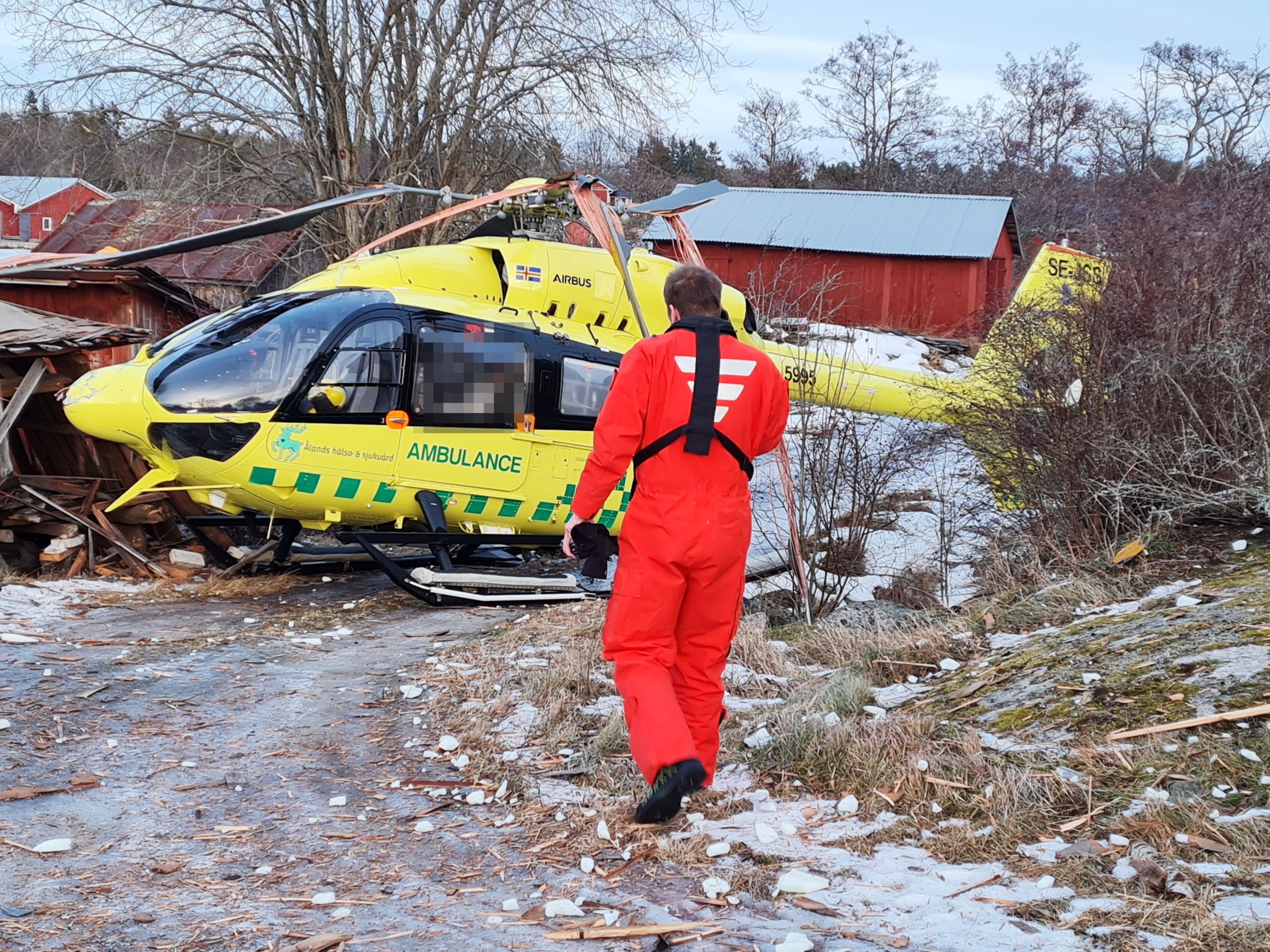 Helikopterolycka kan utredas snabbt