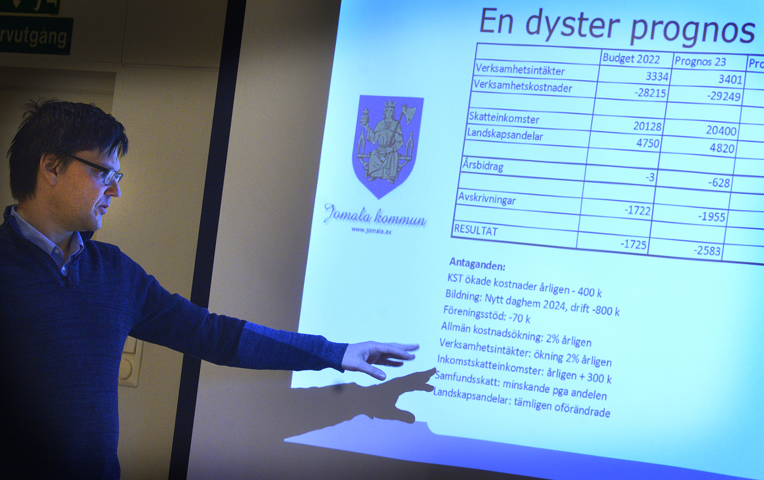 Jomala: Vi förlorar på att fortsätta växa