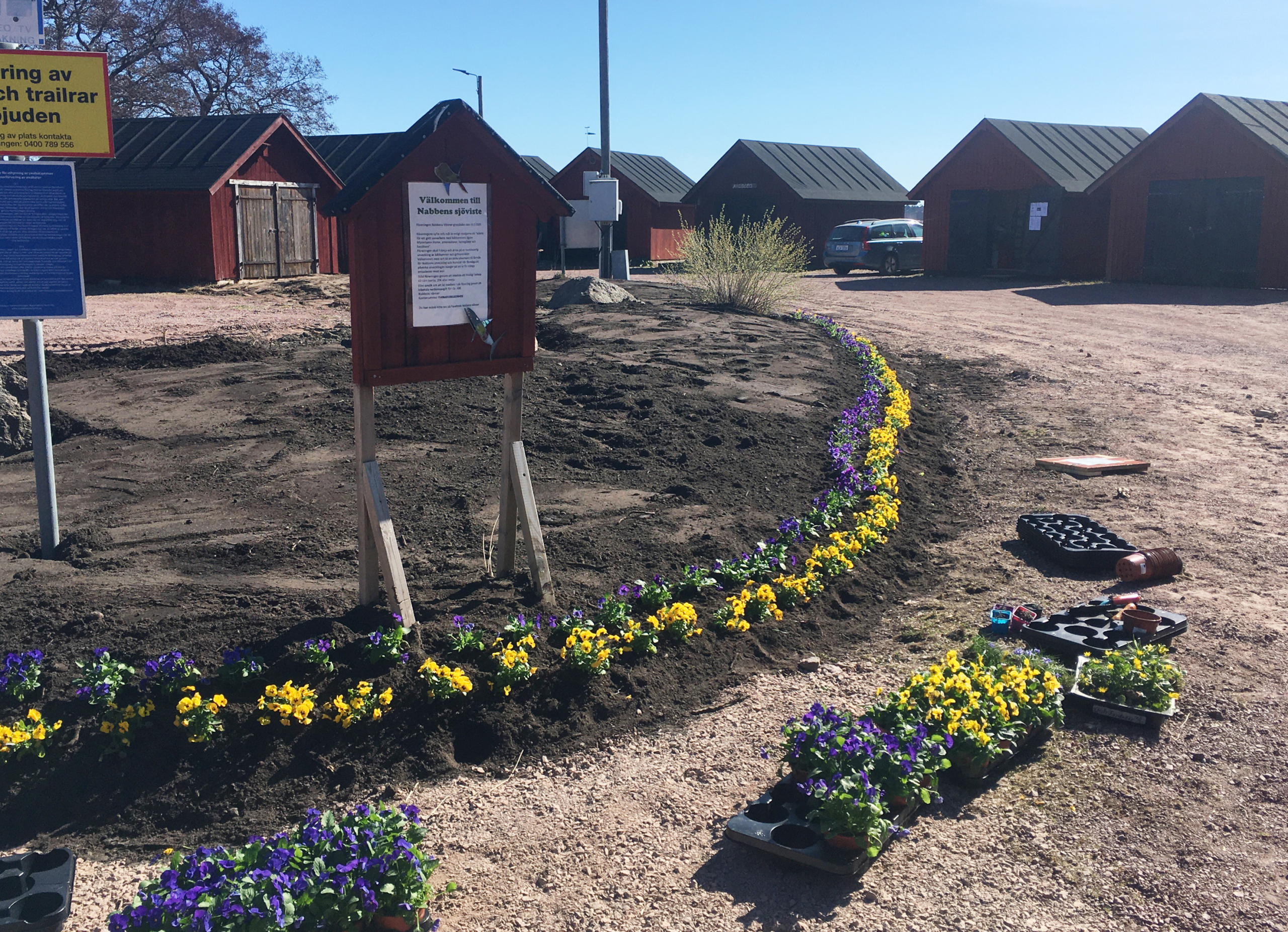 Ukrainas flagga ska blomstra på Nabben