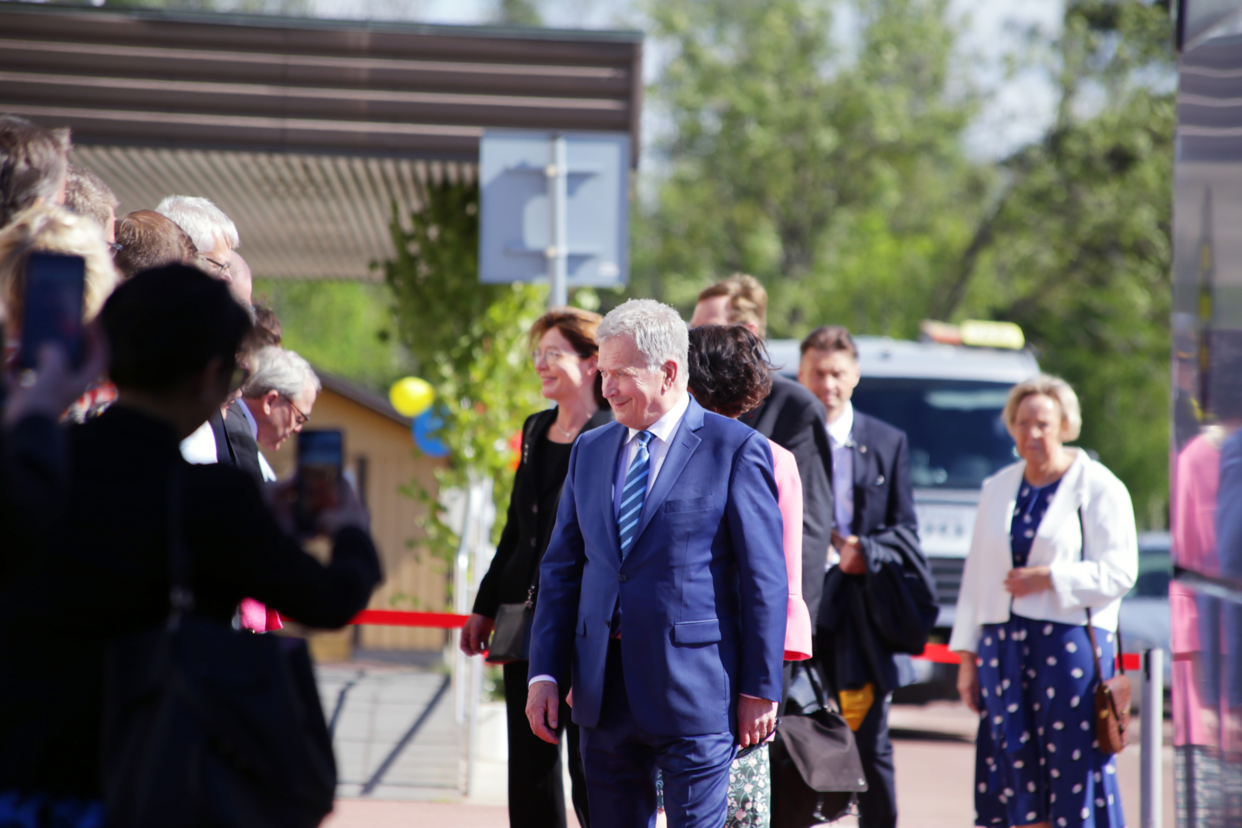 Bildspel: Här anländer presidenten och kungen