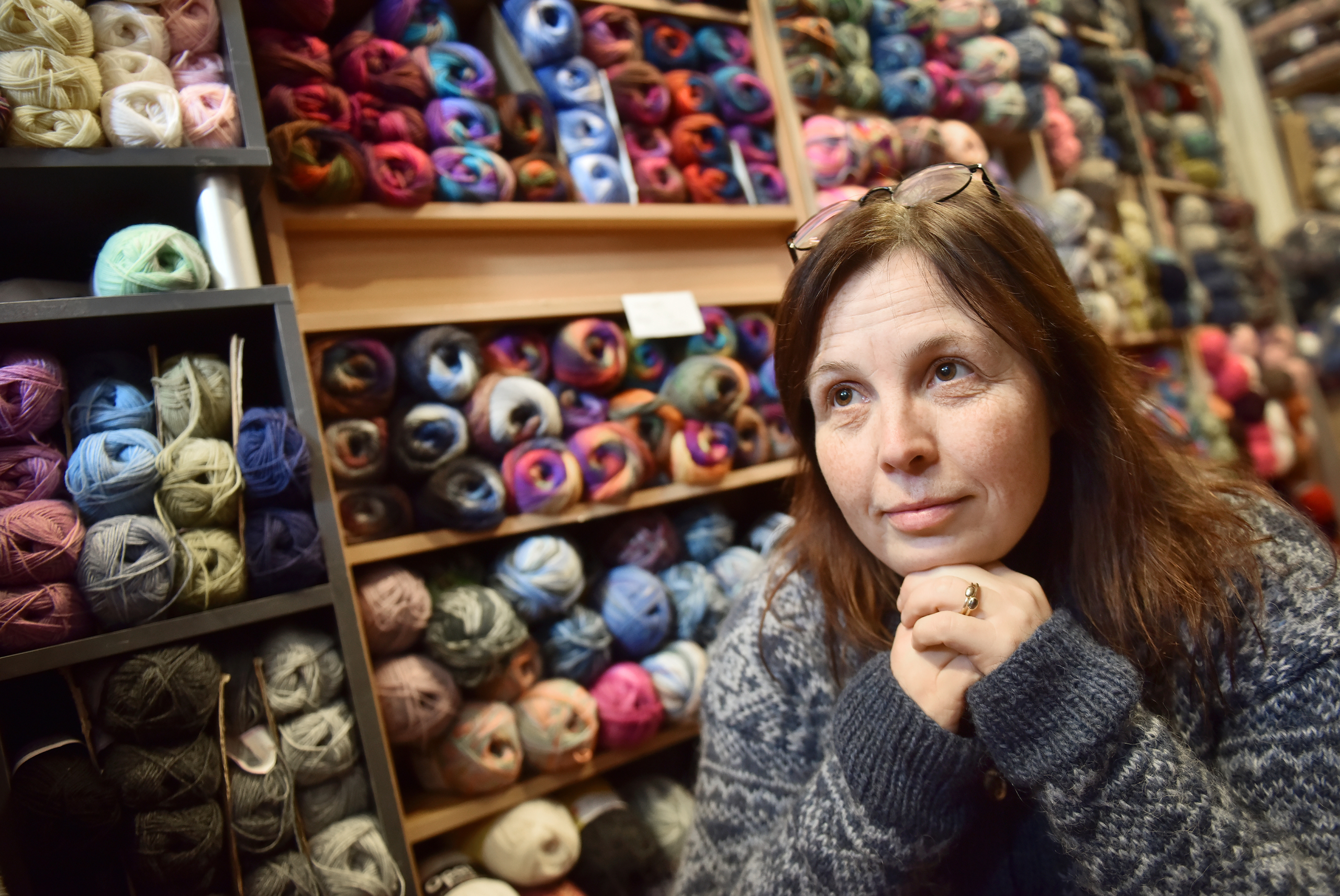 Karin Erlandsson nystar i stickningens historia