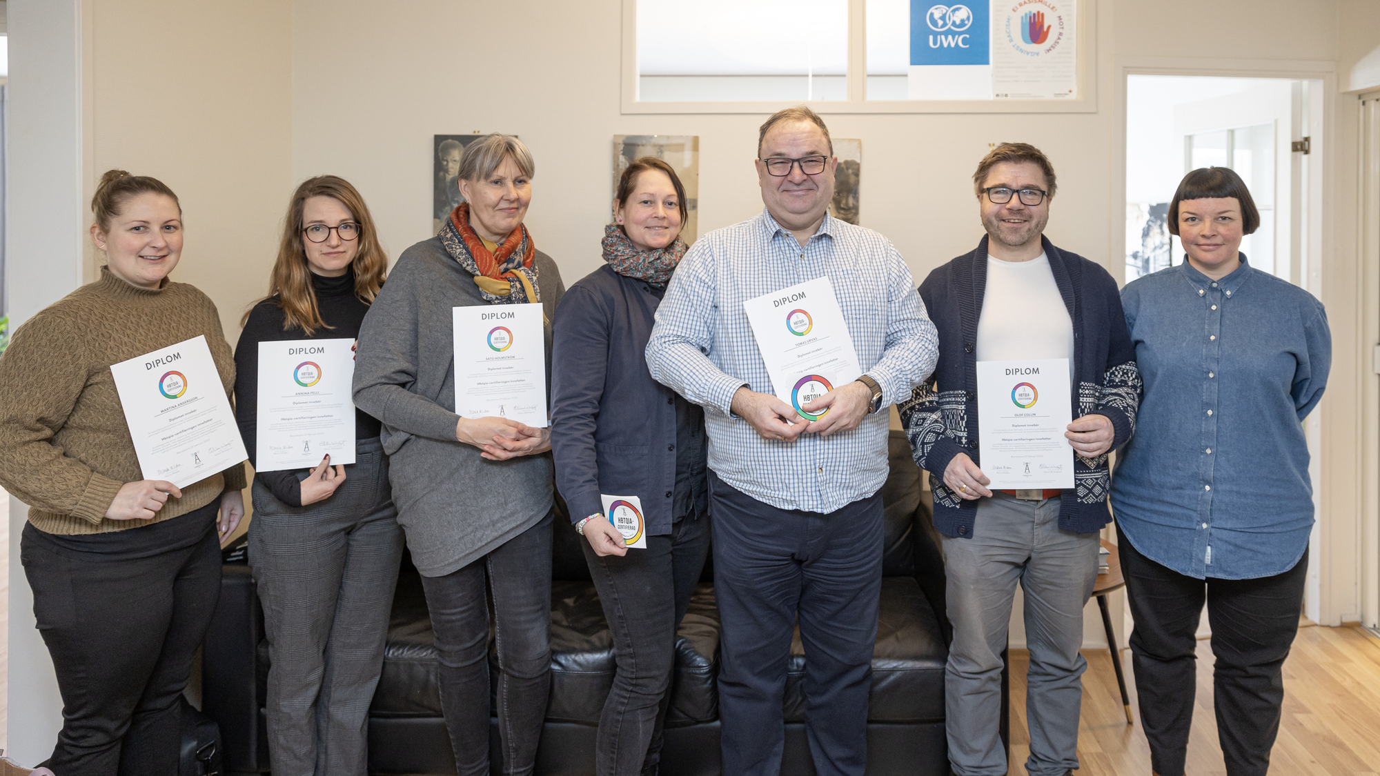 Röda korset fick första hbtqia-certifikatet