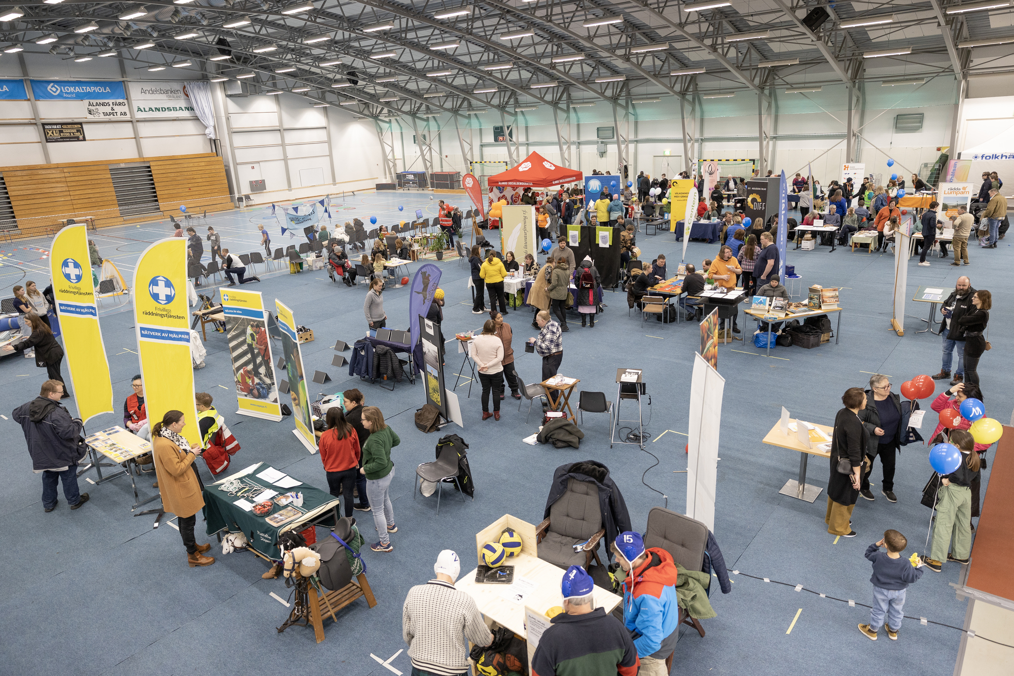 Stor uppslutning på föreningsmässan